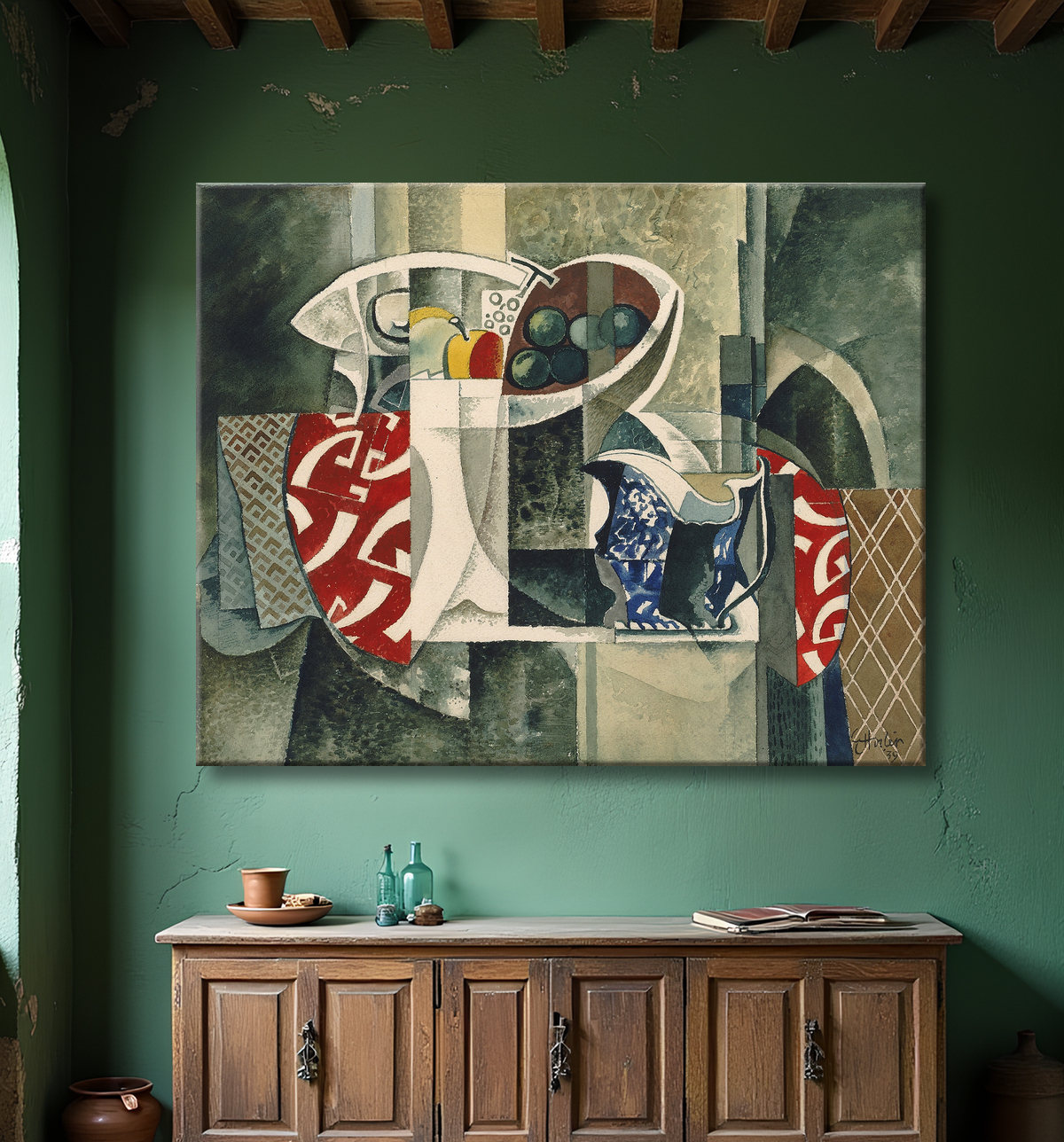 Affiche encadrée premium fine art fabriquée en France ou toile d’art imprimée. Nature morte...