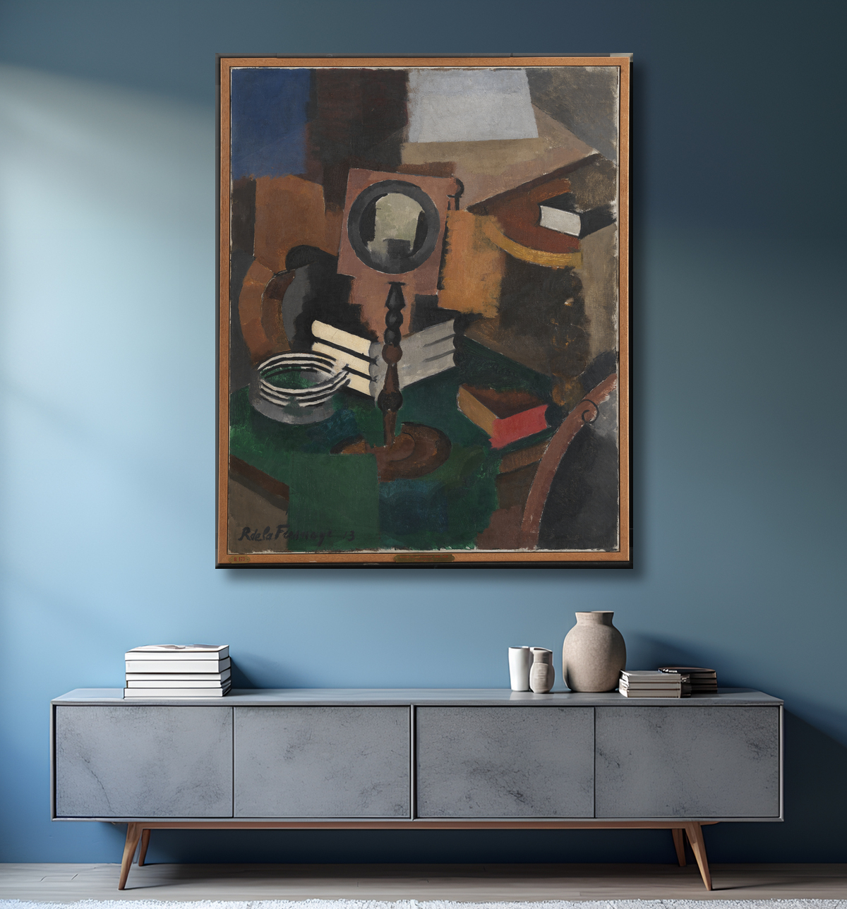 Reproduction Nature morte de La Fresnaye, Roger de avec decor