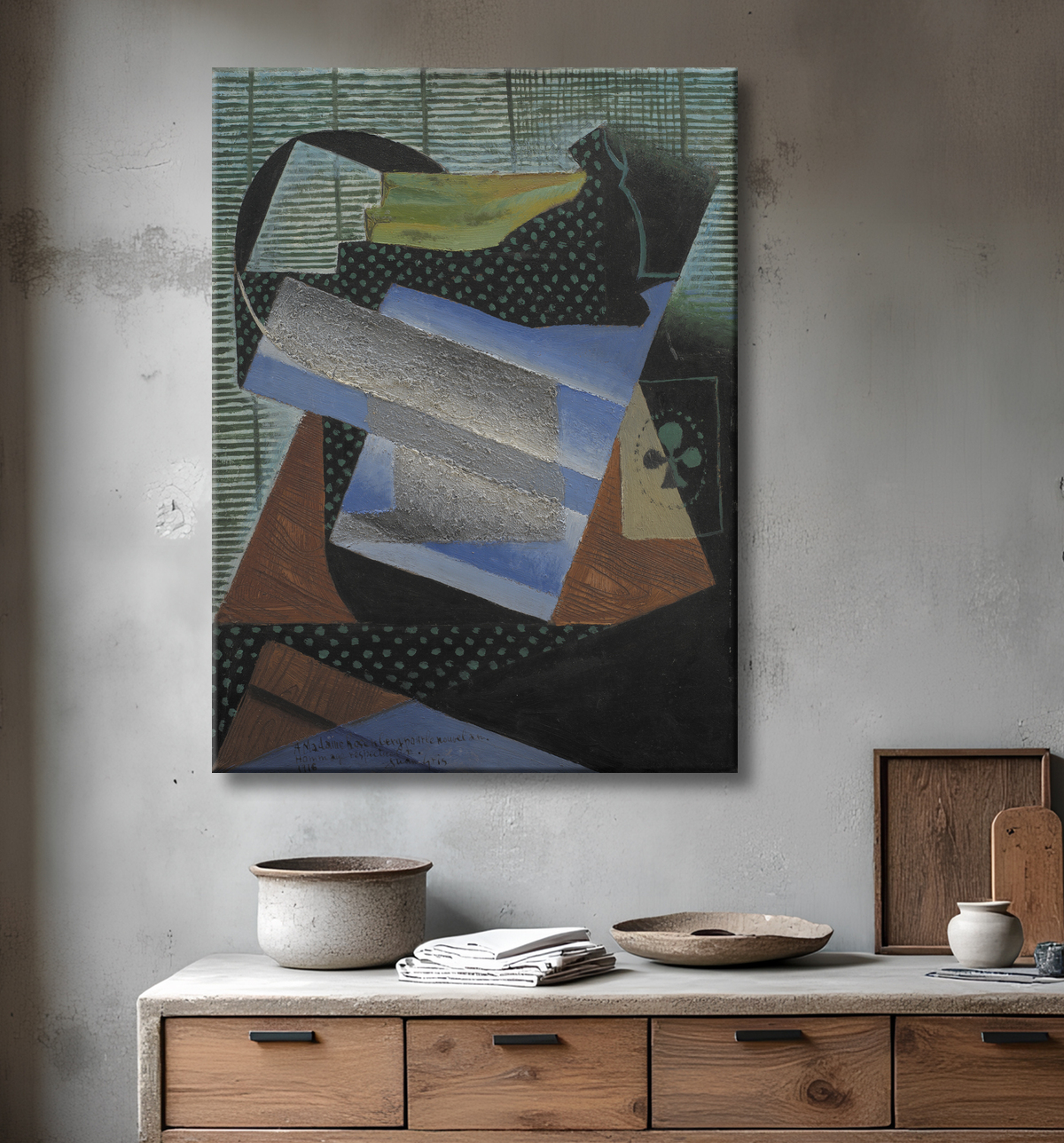 Reproduction Nature morte de Gris, Juan avec decor