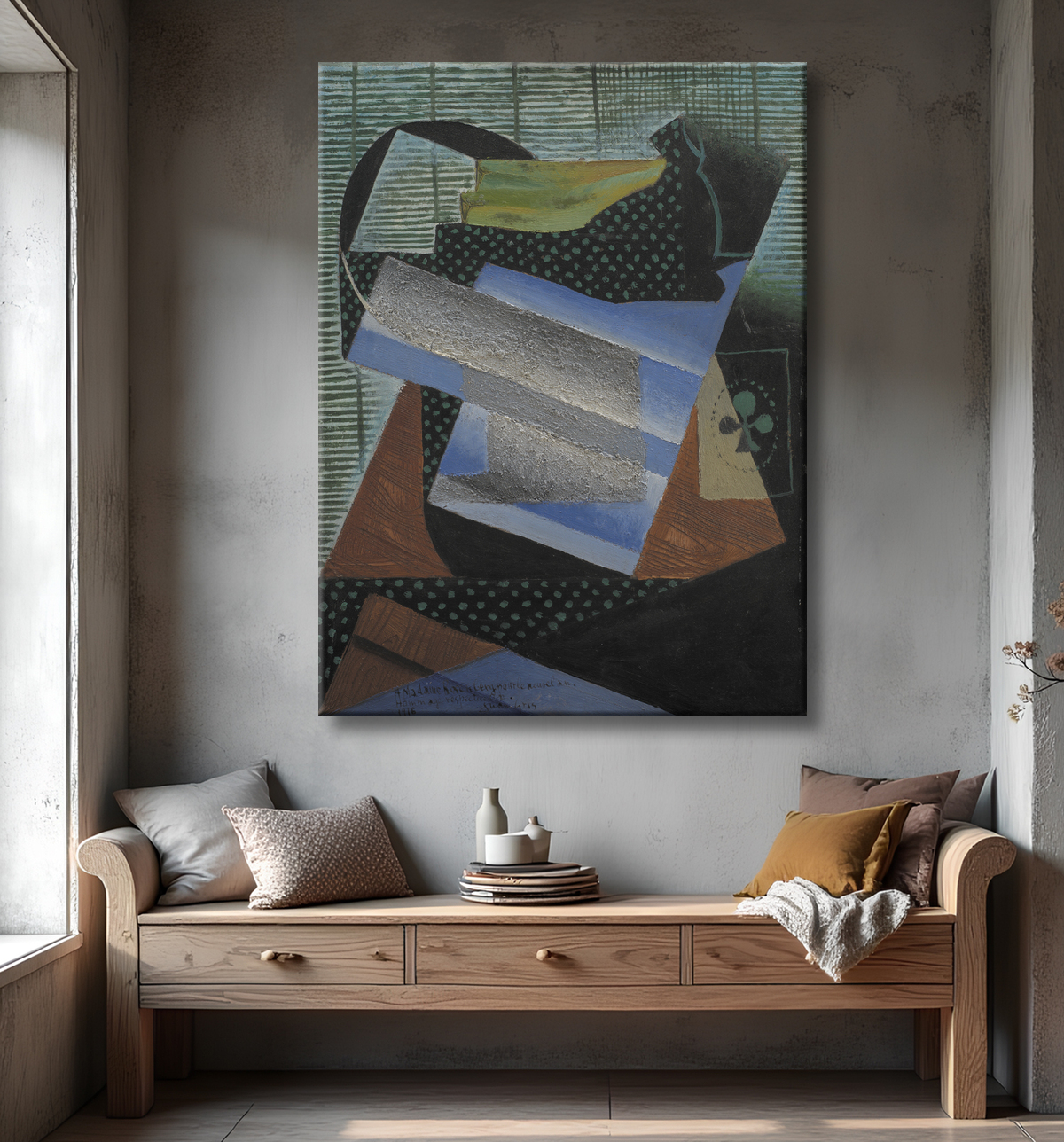 Reproduction Nature morte de Gris, Juan avec decor