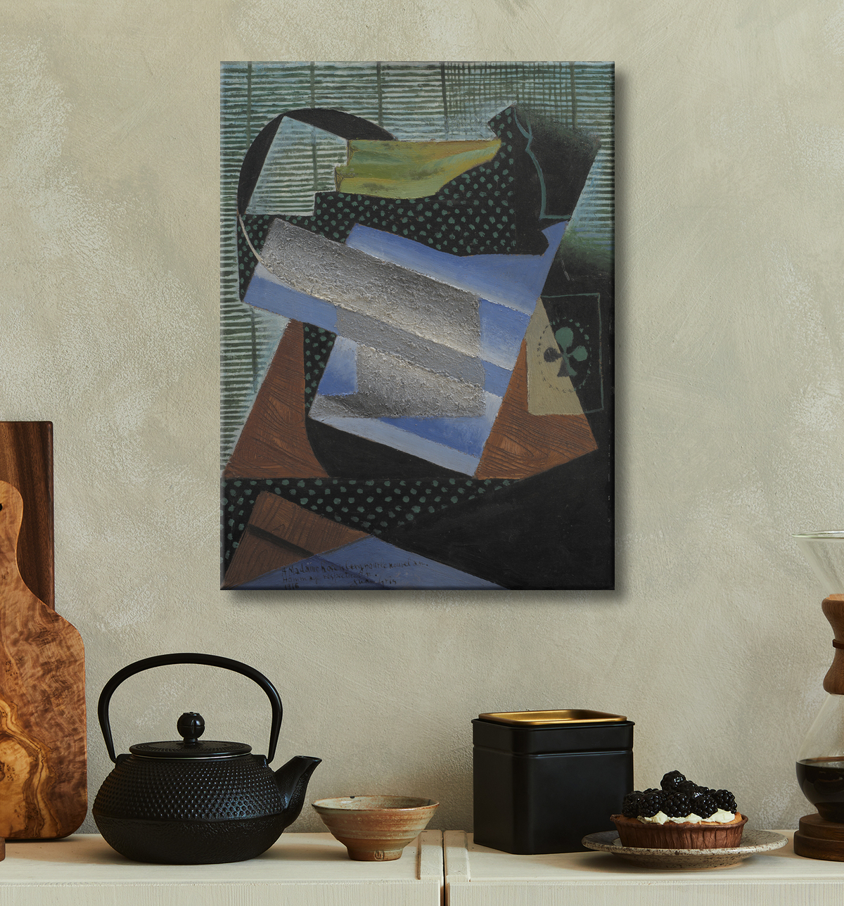 Reproduction Nature morte de Gris, Juan avec decor