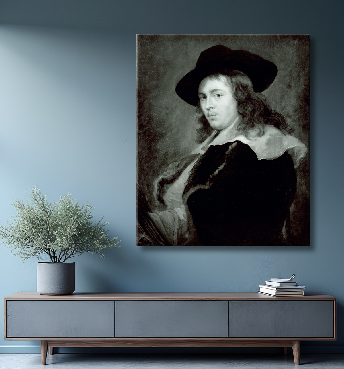 Reproduction Nicolas Rubens, le fils de l'artiste de Peter Paul Rubens avec decor