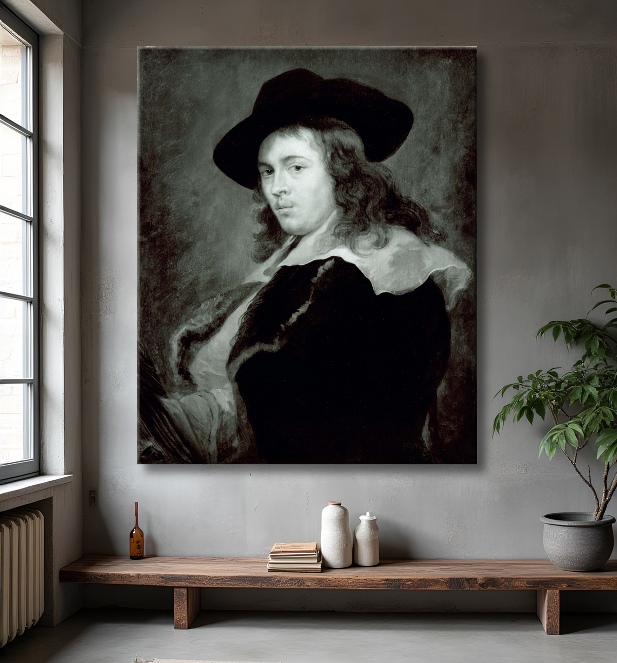 Reproduction Nicolas Rubens, le fils de l'artiste de Peter Paul Rubens avec decor