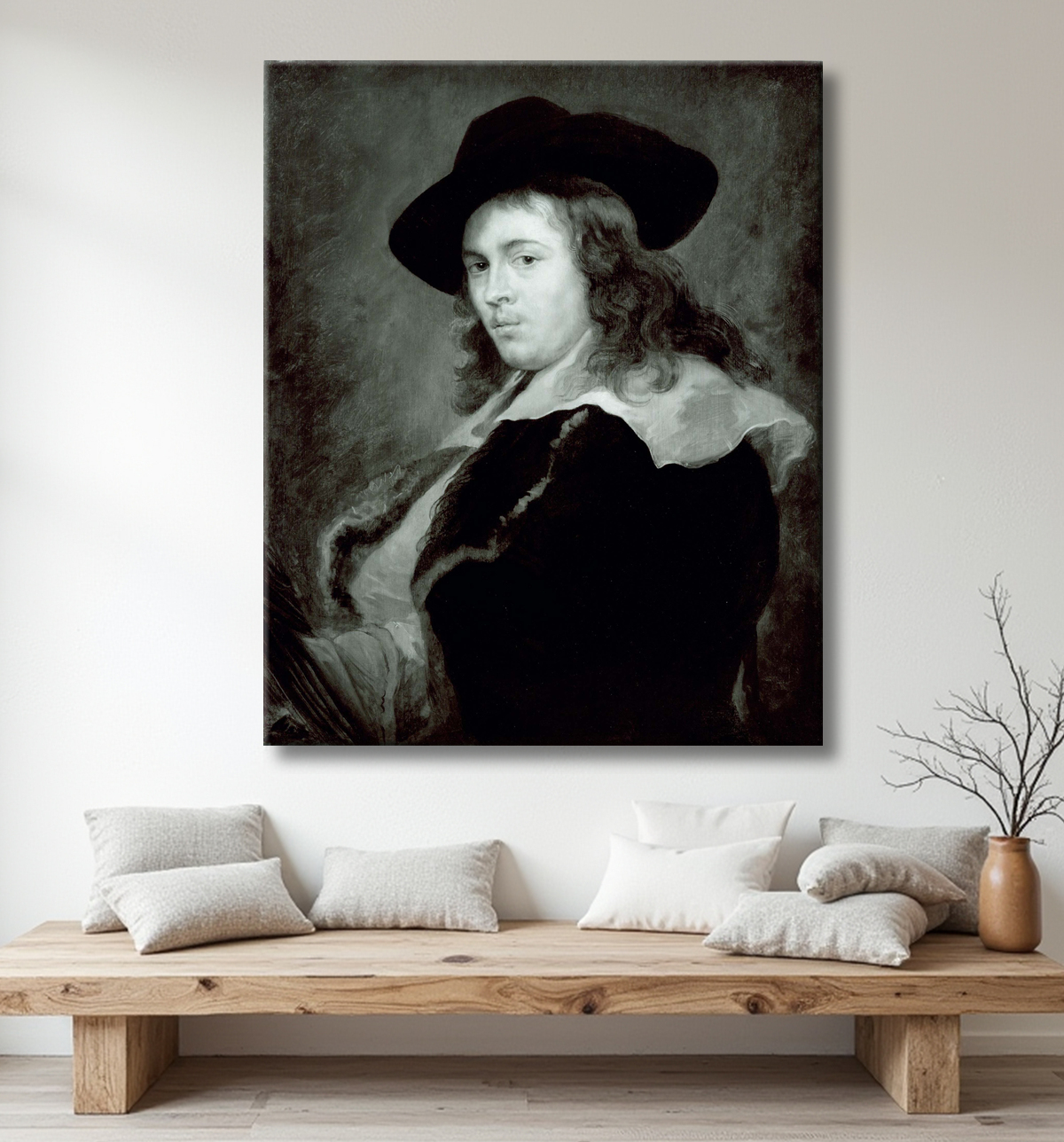 Reproduction Nicolas Rubens, le fils de l'artiste de Peter Paul Rubens avec decor