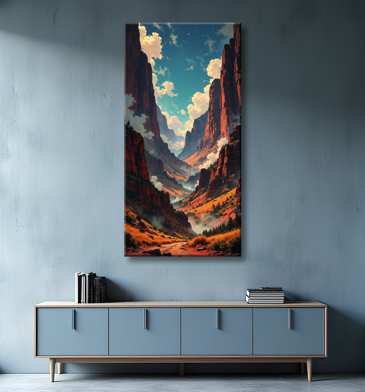 Tableau paysage Grand Canyon avec decor