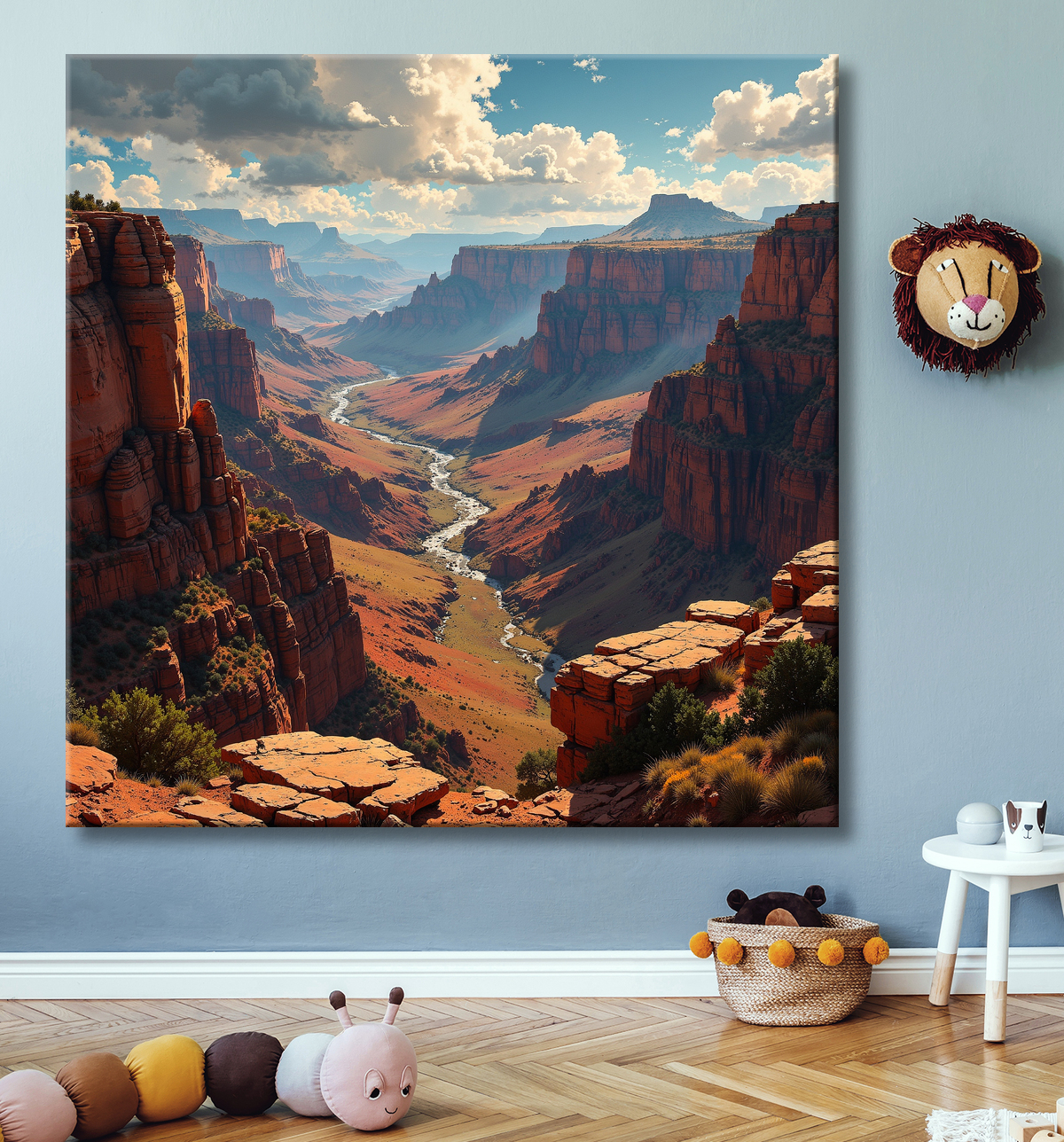 Tableau paysage Grand Canyon avec decor
