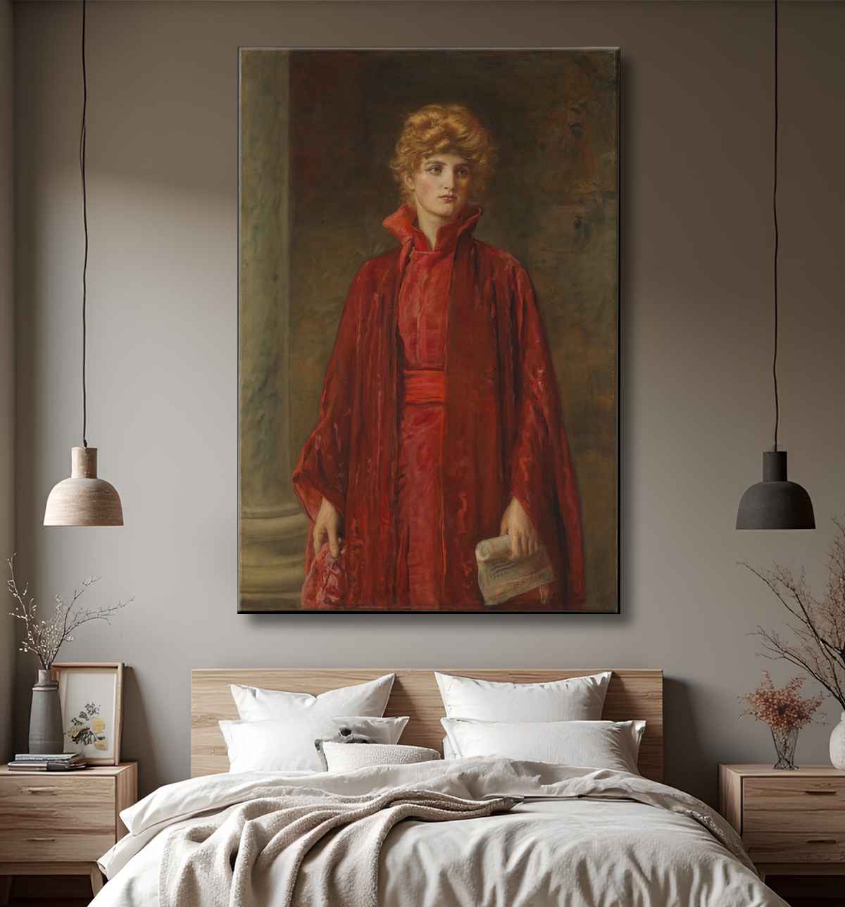 Reproduction Portia de Sir John Everett Millais avec decor