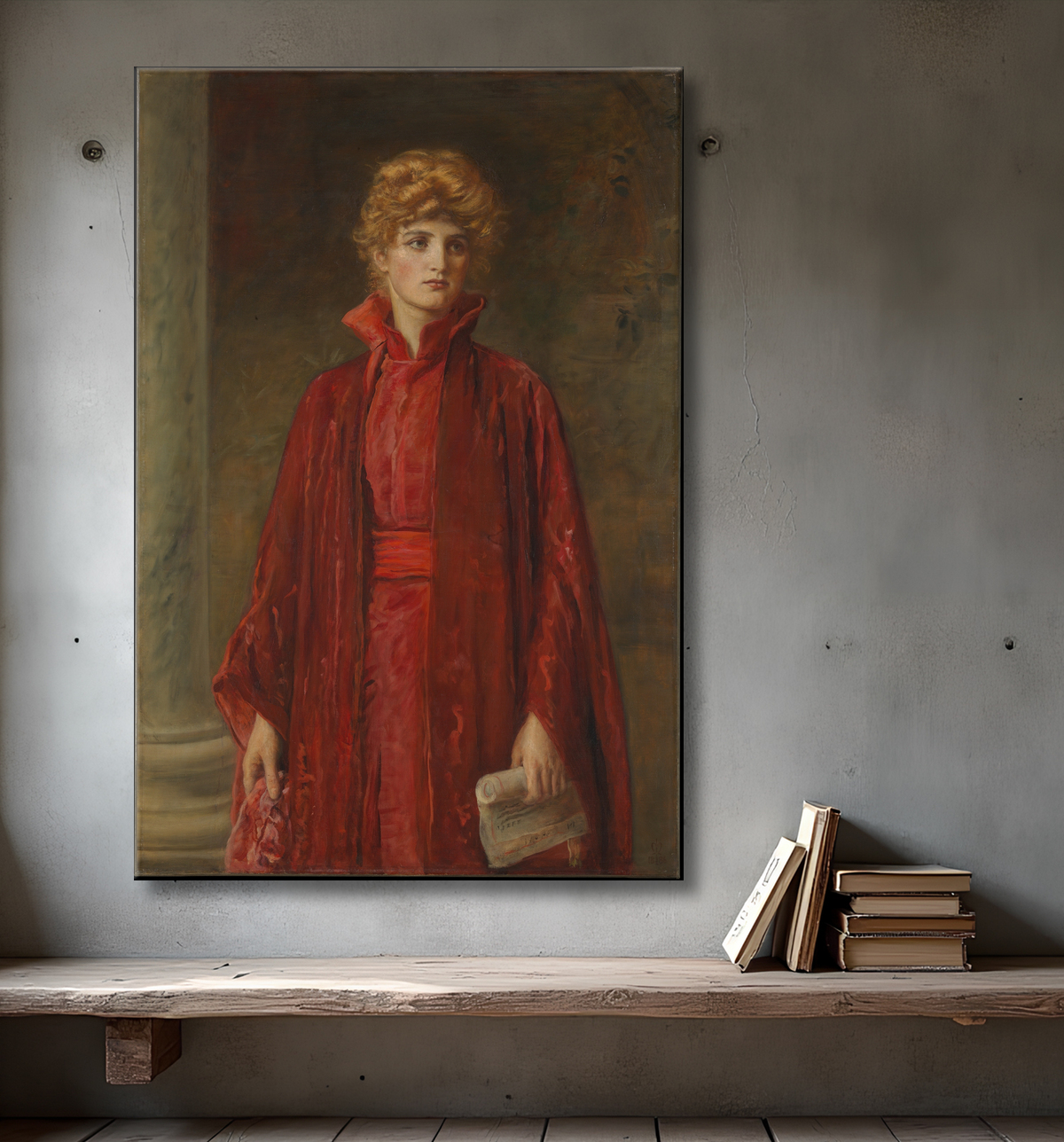Reproduction Portia de Sir John Everett Millais avec decor