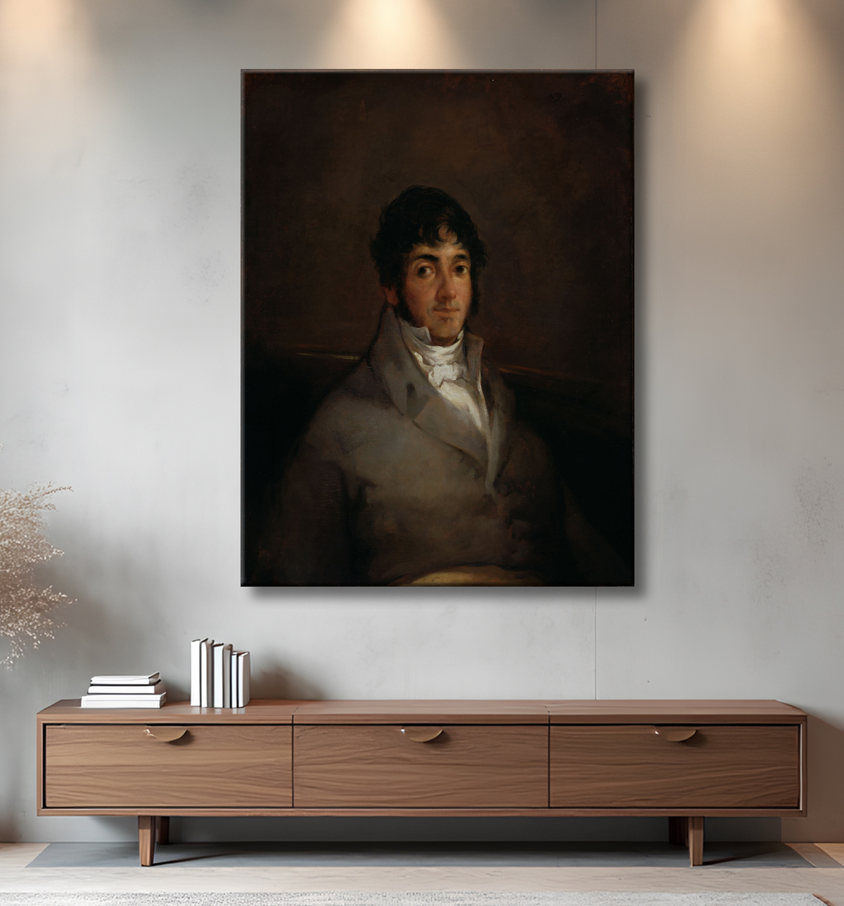 Reproduction Portrait d'Isidoro Maiquez de Francisco José de Goya y Lucientes avec decor