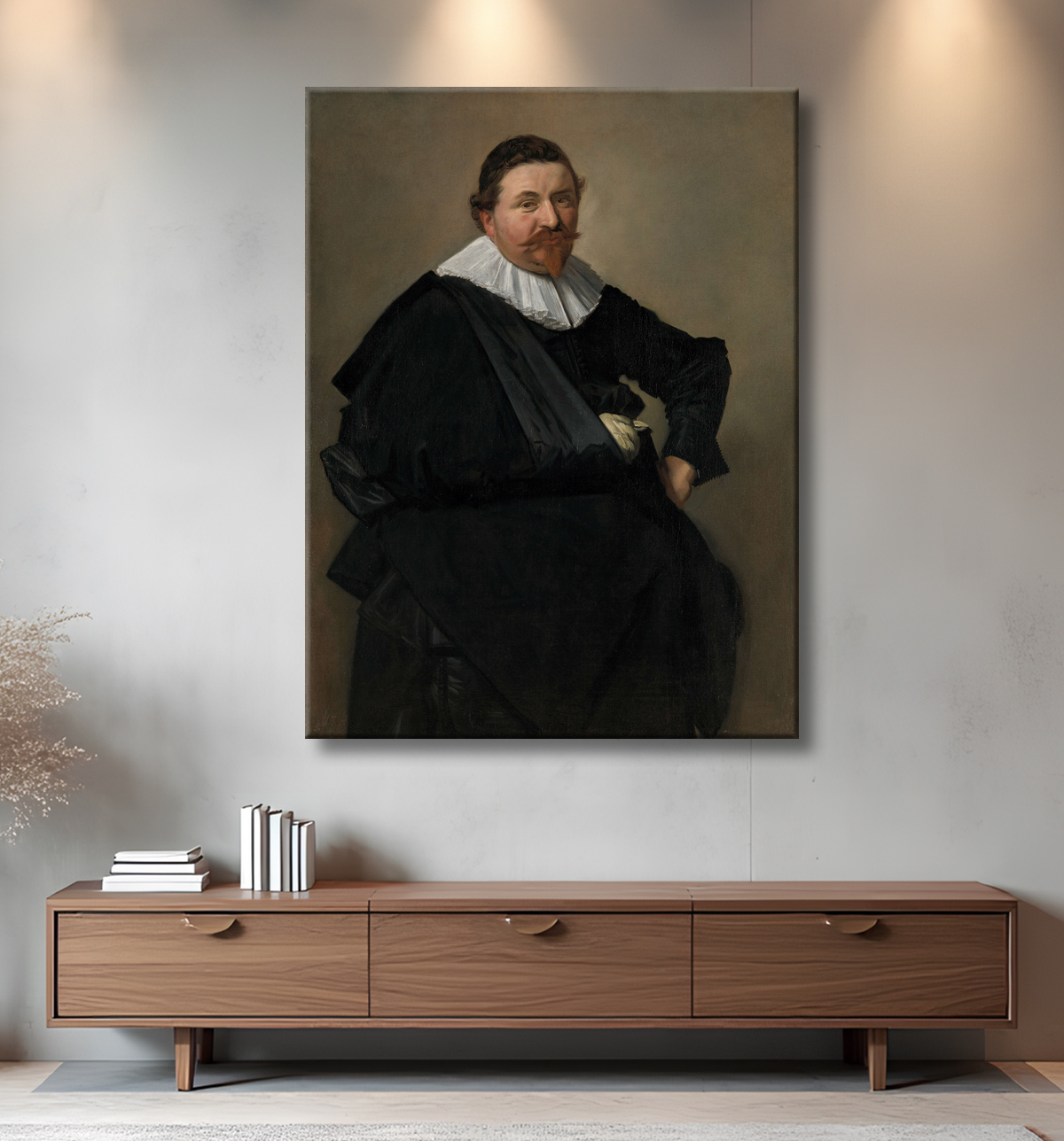 Reproduction Portrait de Lucas de Clercq de Frans Hals avec decor