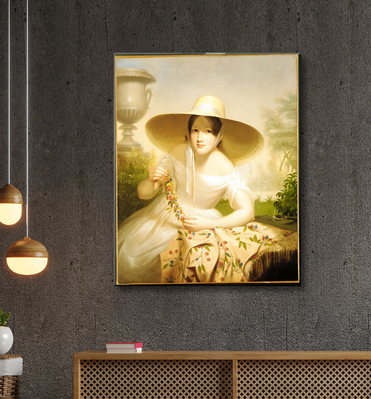 Reproduction Printemps de Cephas Giovanni Thompson avec decor