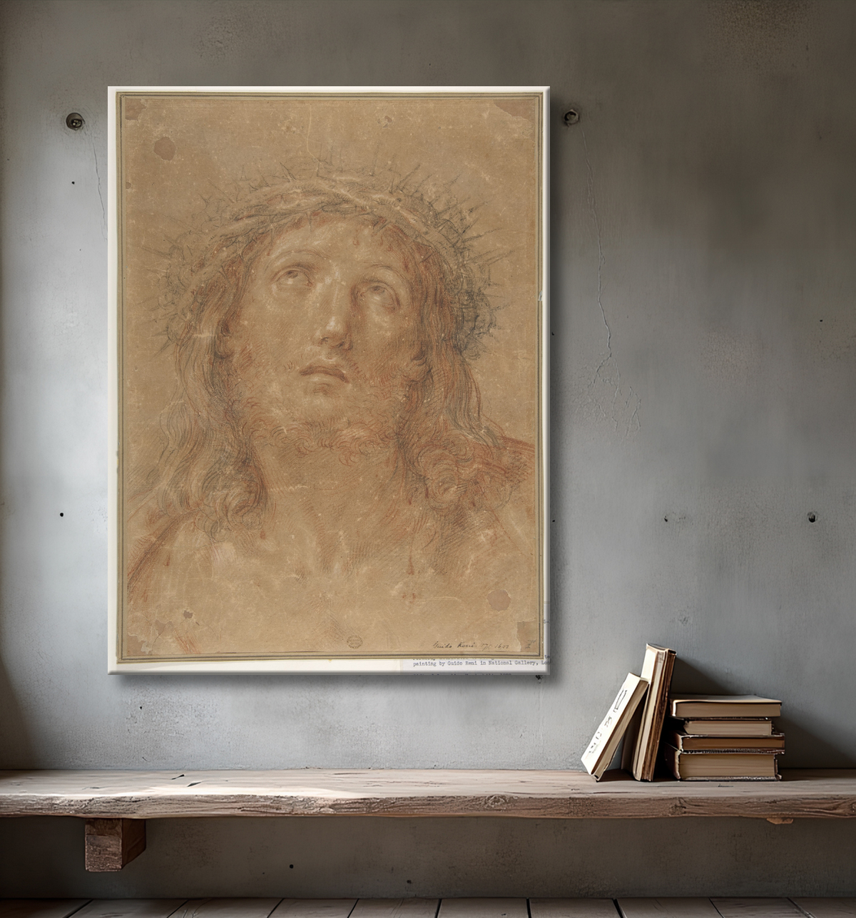 Reproduction Regarde l'homme de Guido Reni avec decor