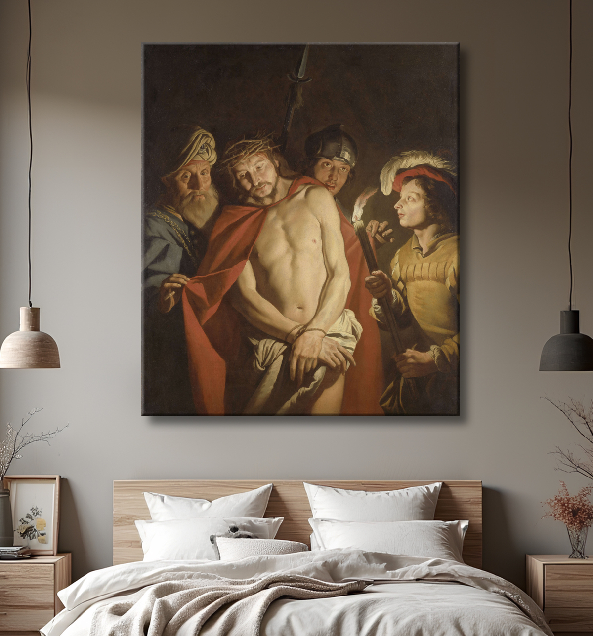 Reproduction Regarde l'homme de Matthias Stom avec decor
