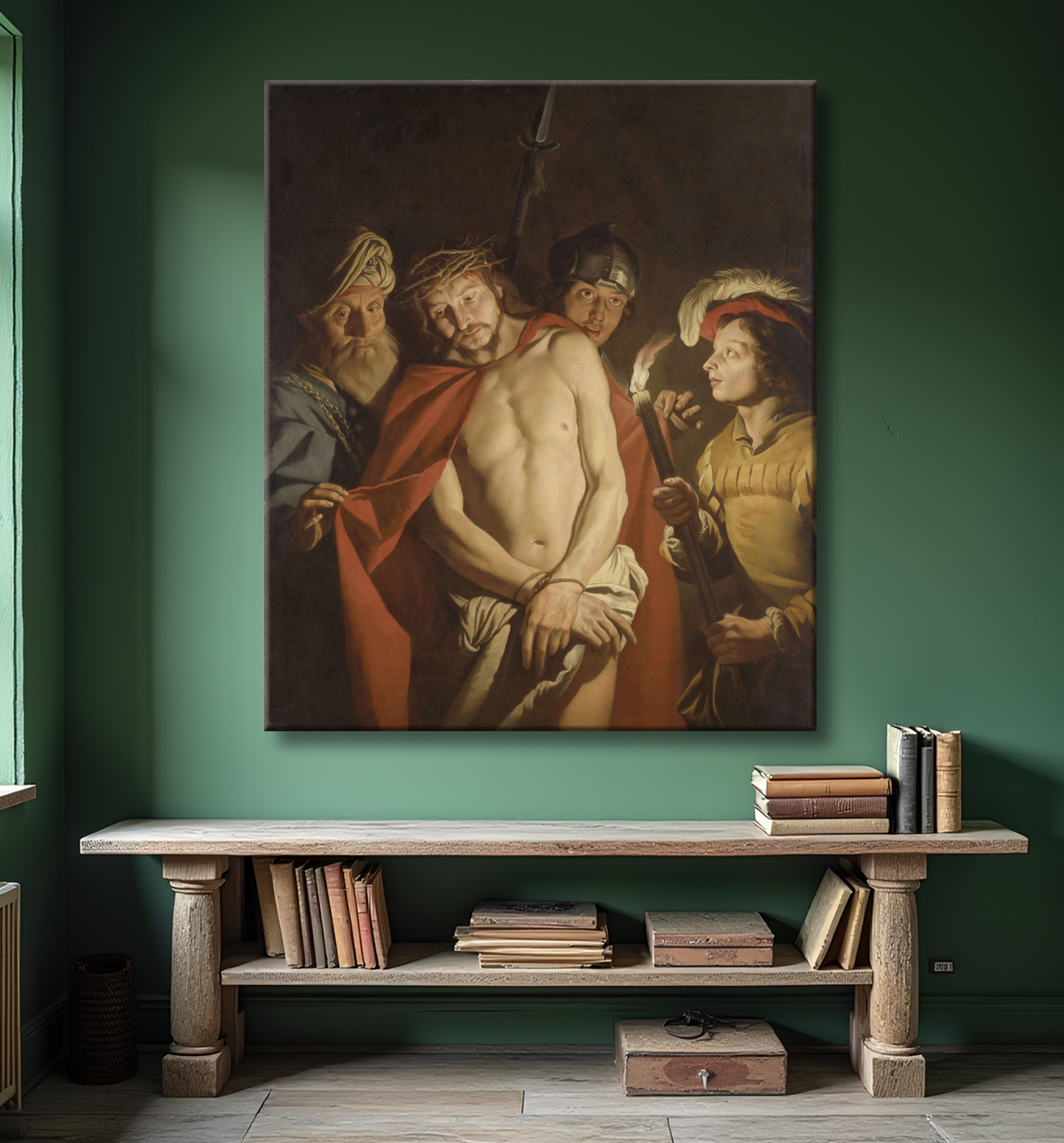 Reproduction Regarde l'homme de Matthias Stom avec decor