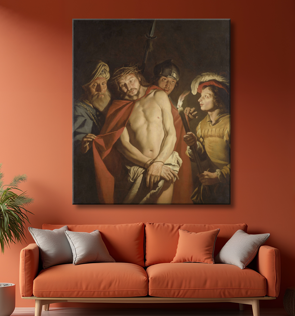 Reproduction Regarde l'homme de Matthias Stom avec decor