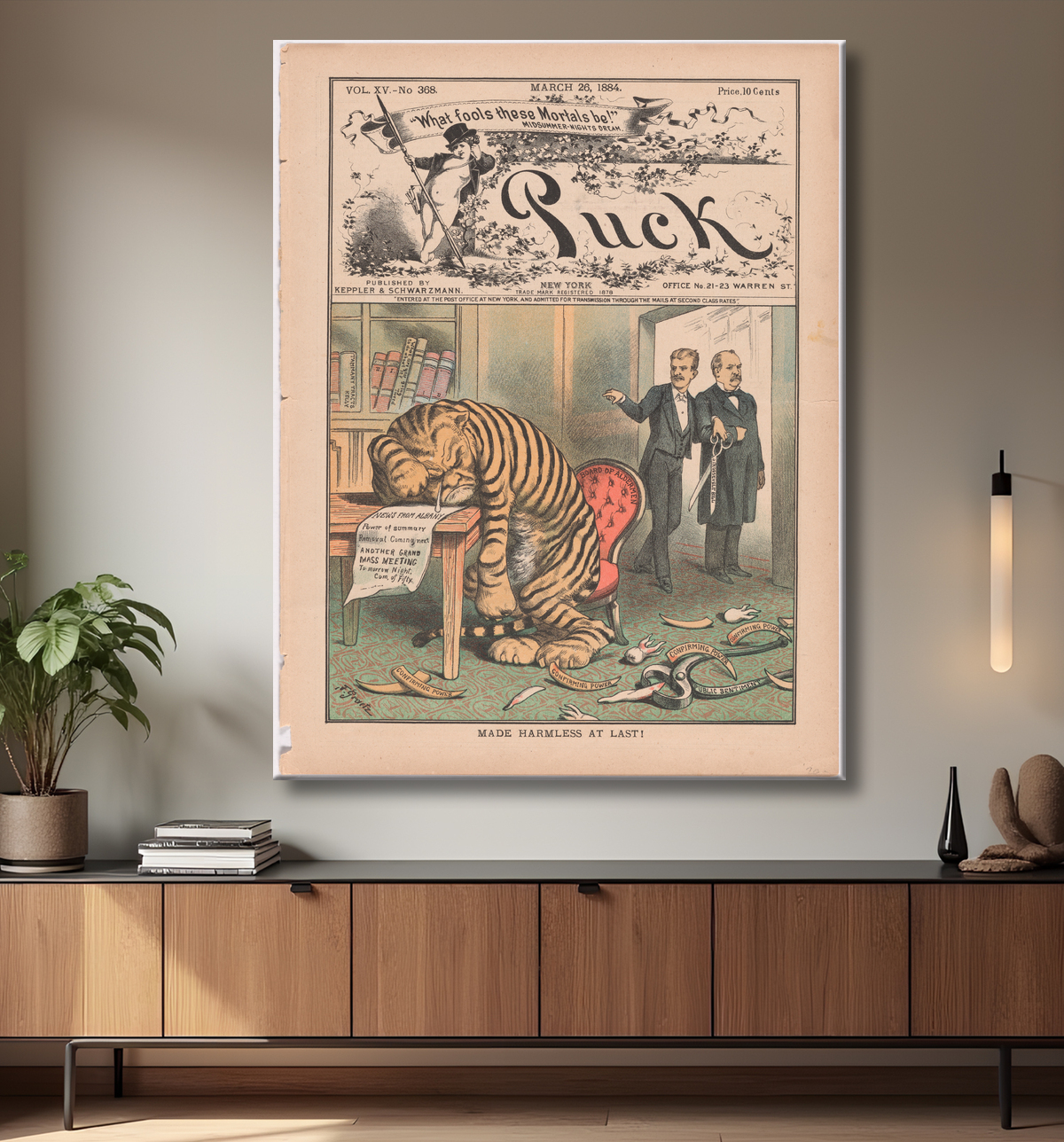 Reproduction Rendu enfin inoffensif de Frederich Graetz, c. 1840 - c. 1913 avec decor