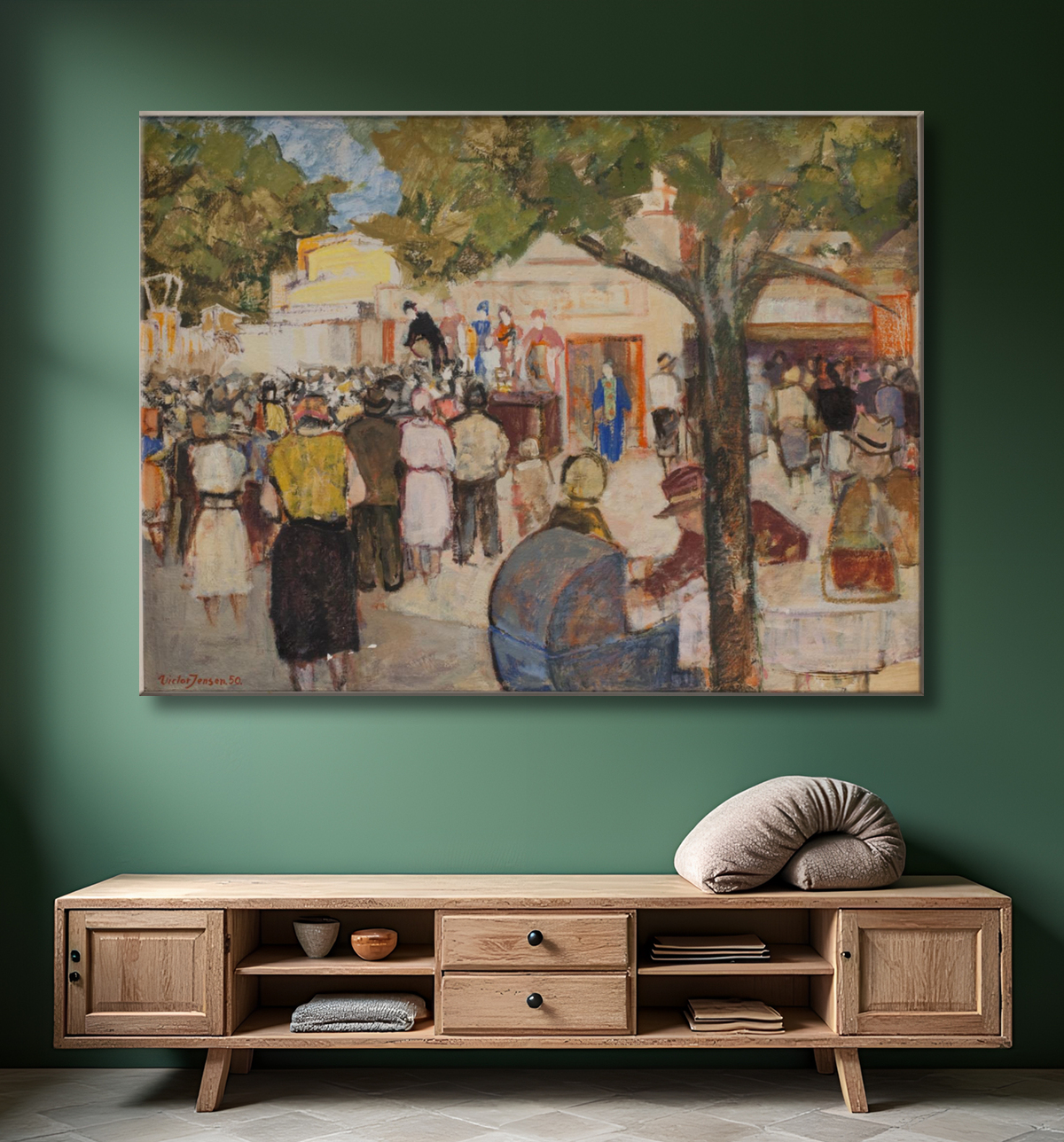 Reproduction Resort dans le Deerpark de Jensen, Victor avec decor