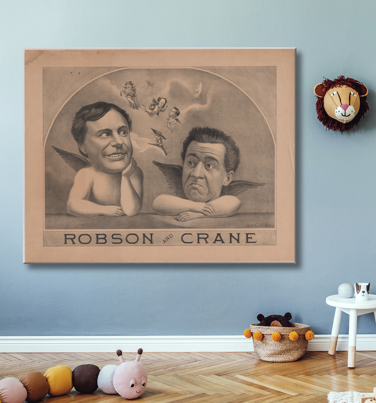 Reproduction Robson & Grue de Unidentified Artist avec decor