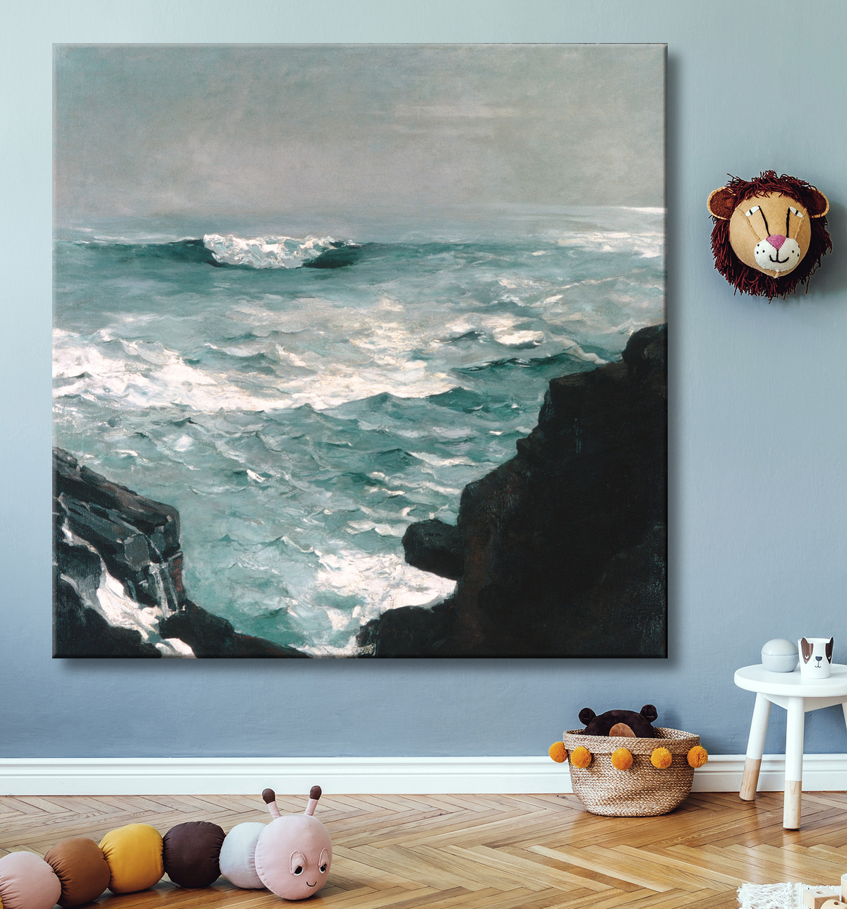 Reproduction Rocher du canon de Winslow Homer avec decor