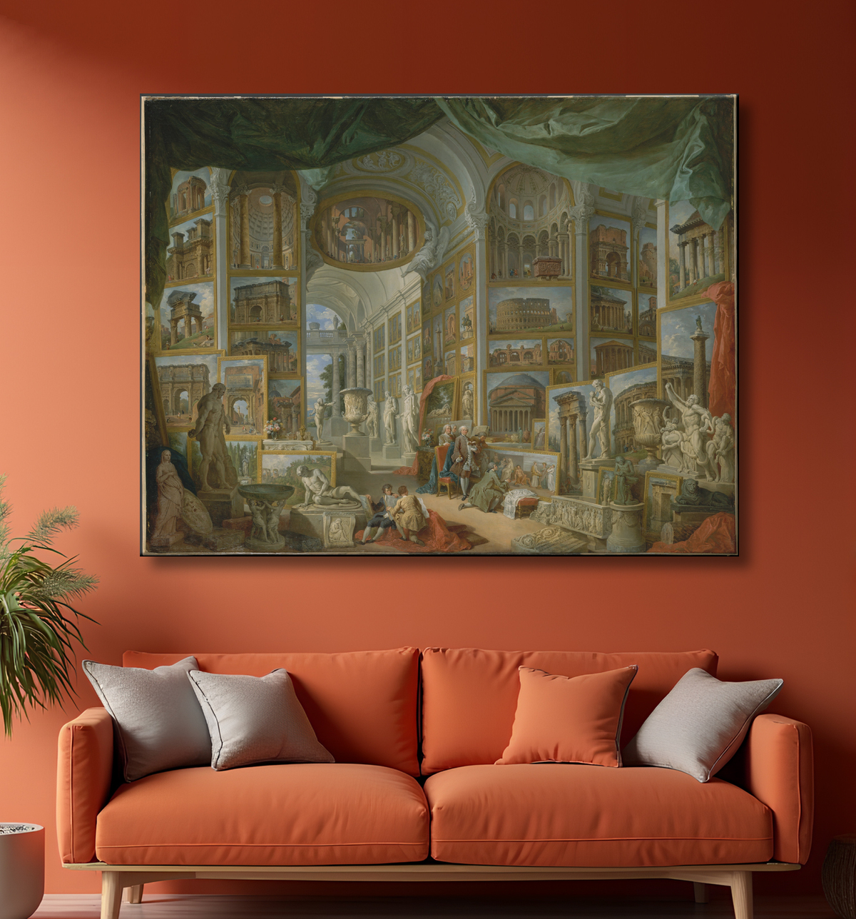 Impression de qualité sur toile ou poster encadré conçu et réalisé en France. Rome antique...