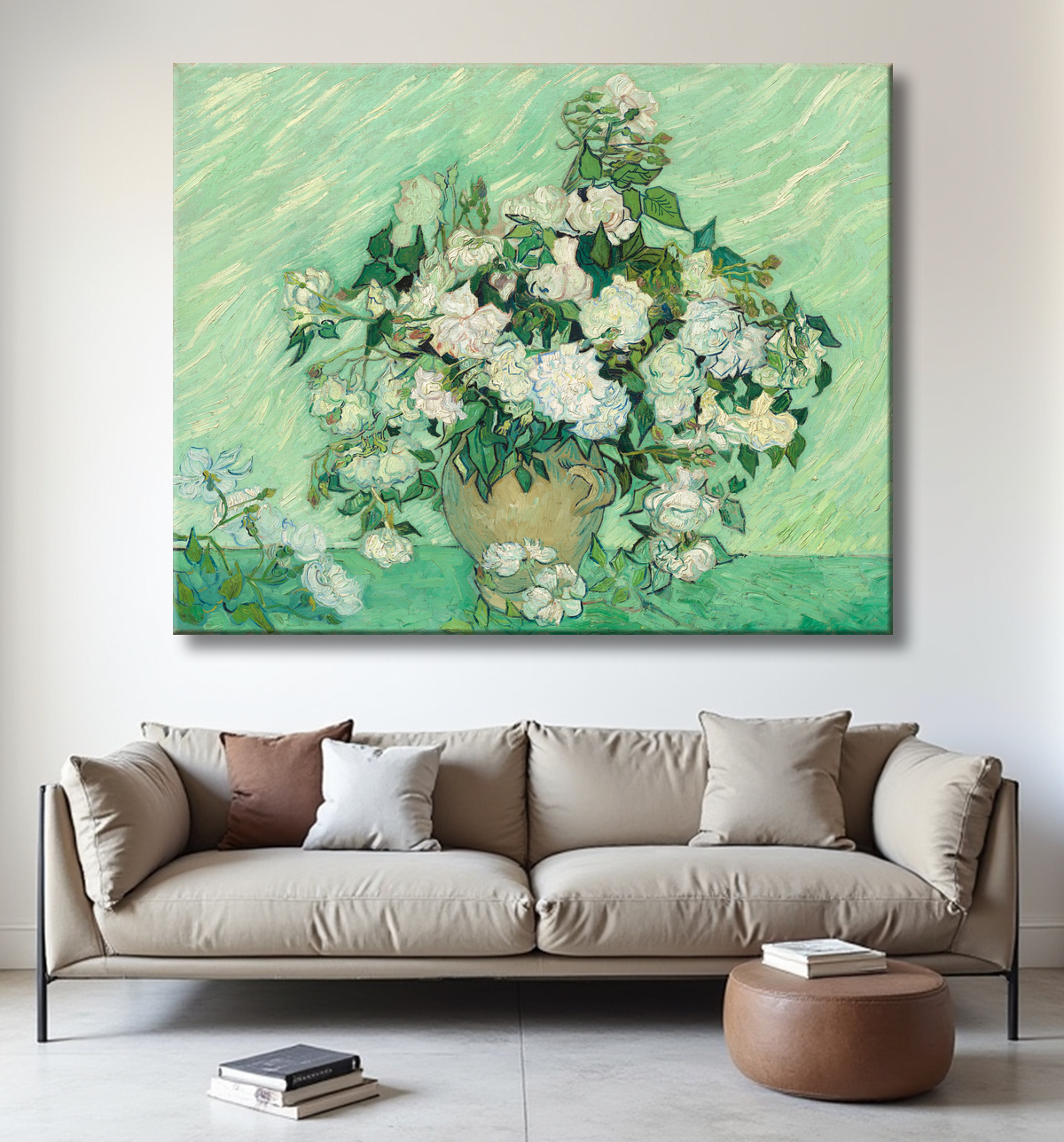 Reproduction du tableau  avec decor