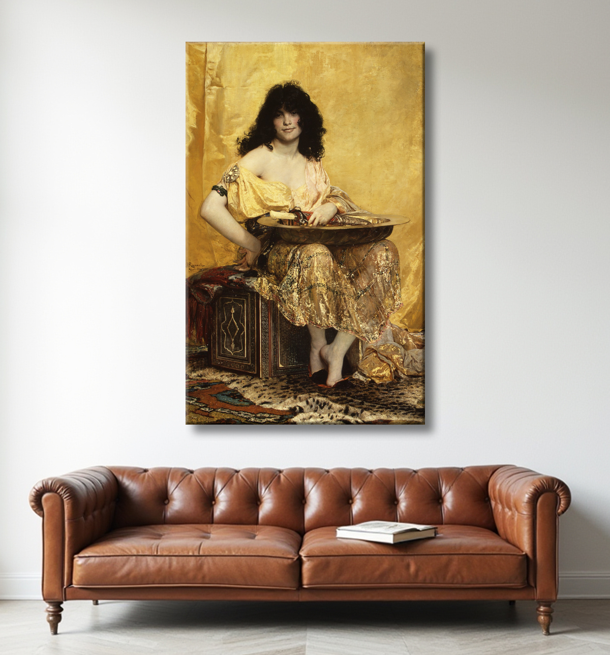 Reproduction Salomé de Henri Regnault avec decor