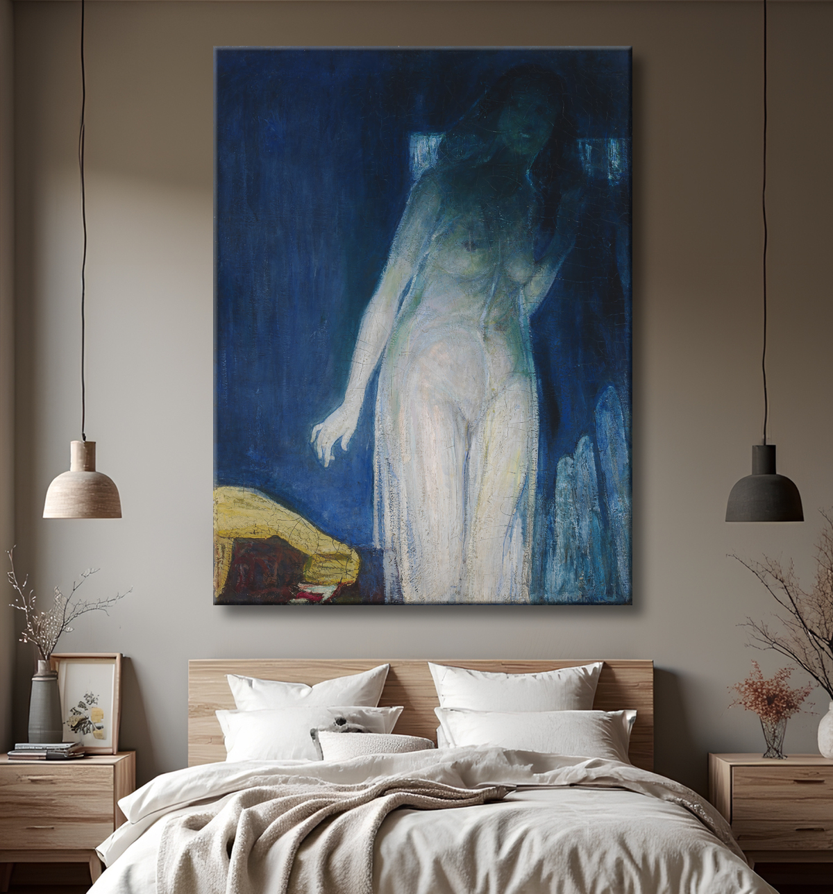 Reproduction Salomé de Henry Ossawa Tanner, born Pittsburgh, PA 1859-died Paris, France 1937 avec decor