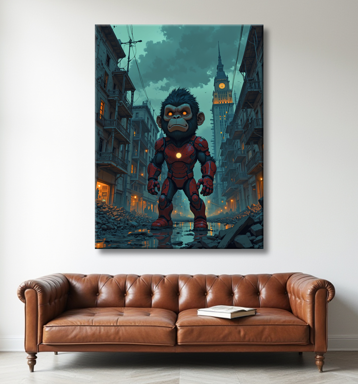 Tableaux singe super-héros | Décoration murale originale et pop culture avec decor