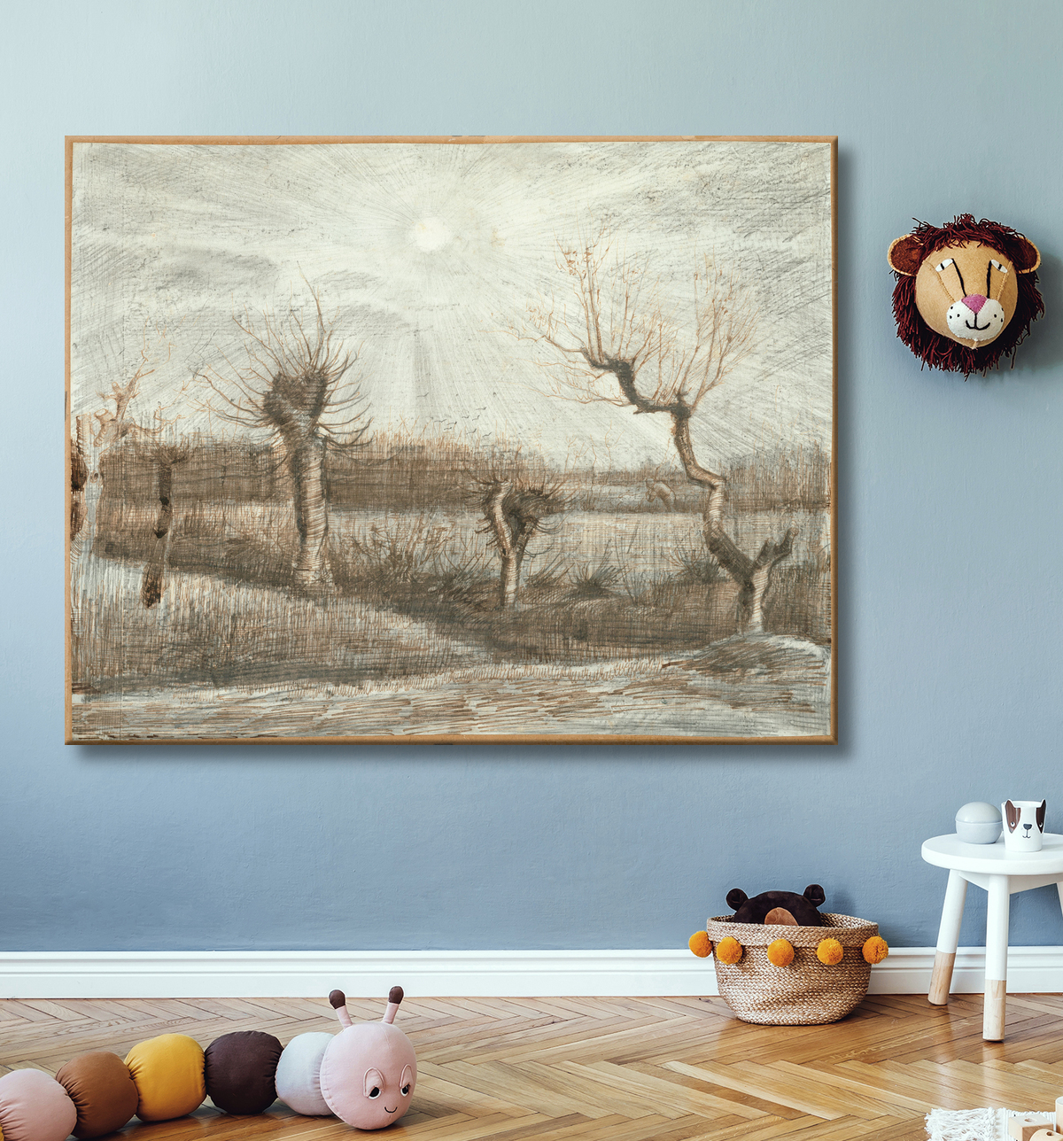 Reproduction Tétards (têtards) de Vincent van Gogh avec decor