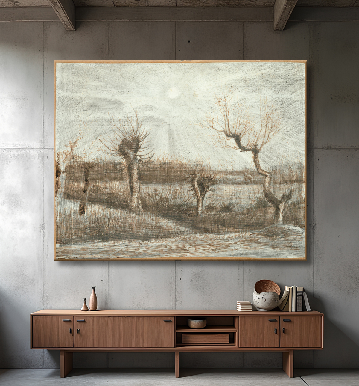 Reproduction Tétards (têtards) de Vincent van Gogh avec decor