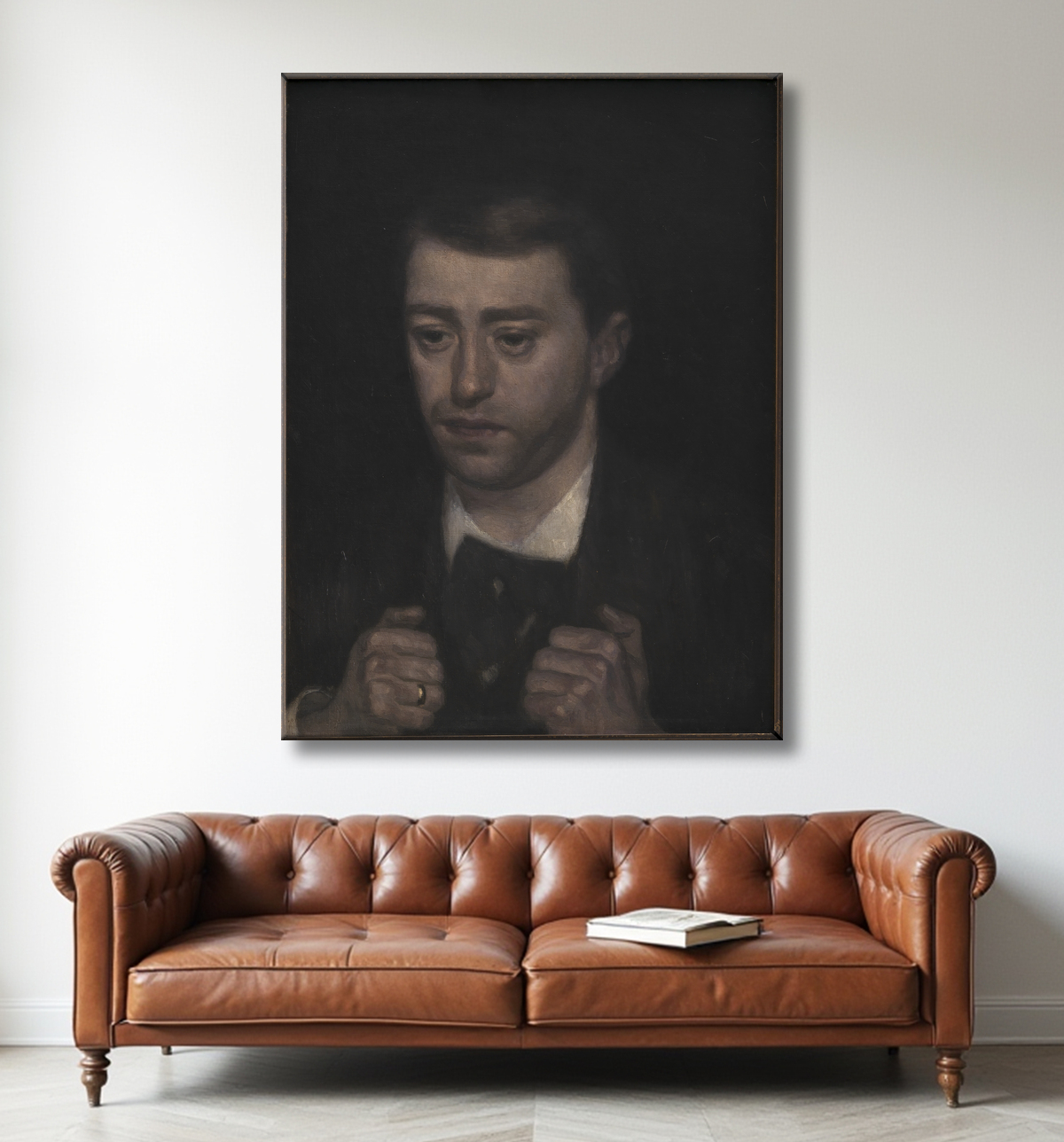 Reproduction The Composer Fini Henriques de Hammershøi, Vilhelm avec decor