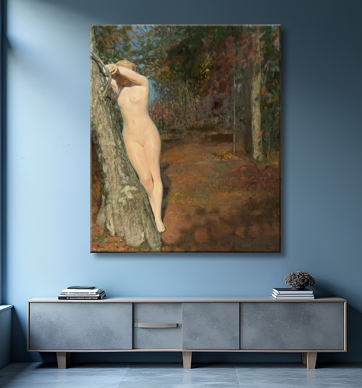 Reproduction Transition de William Sergeant Kendall, born Spuyten Duyvil, NY 1869-died Hot Springs, VA 1938 avec decor