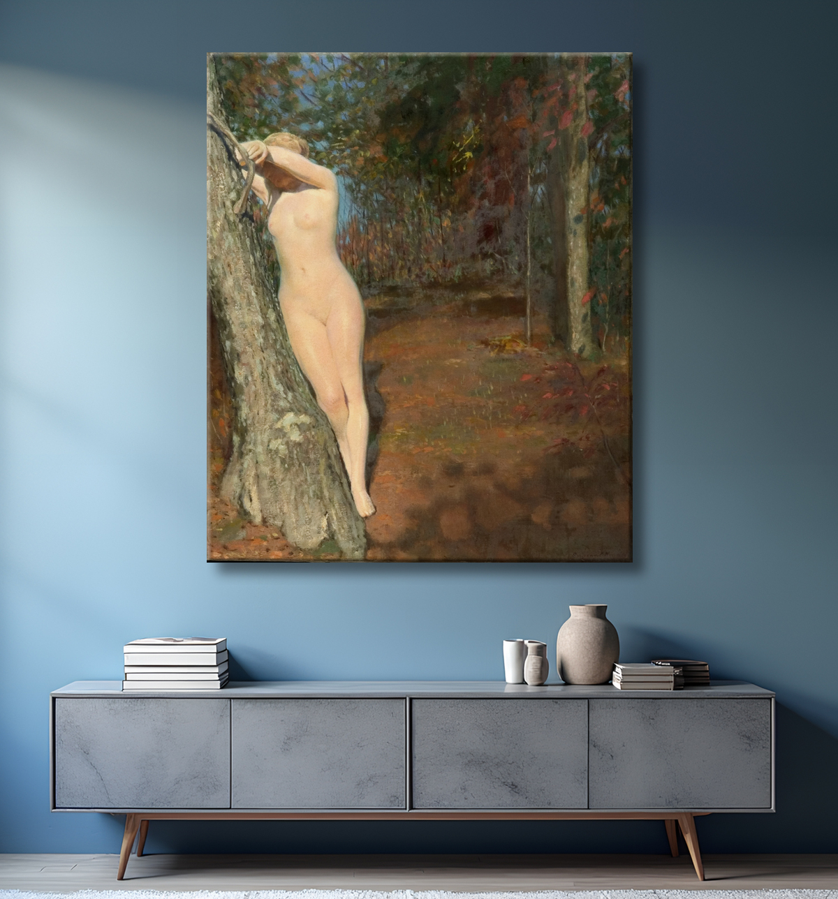 Reproduction Transition de William Sergeant Kendall, born Spuyten Duyvil, NY 1869-died Hot Springs, VA 1938 avec decor