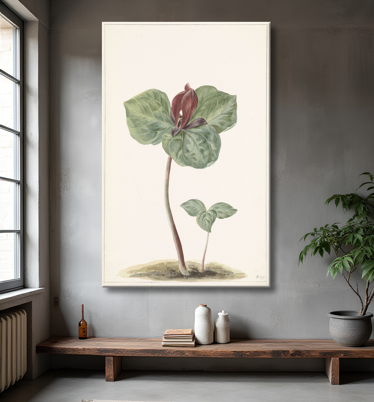 Reproduction trille de anonymous avec decor