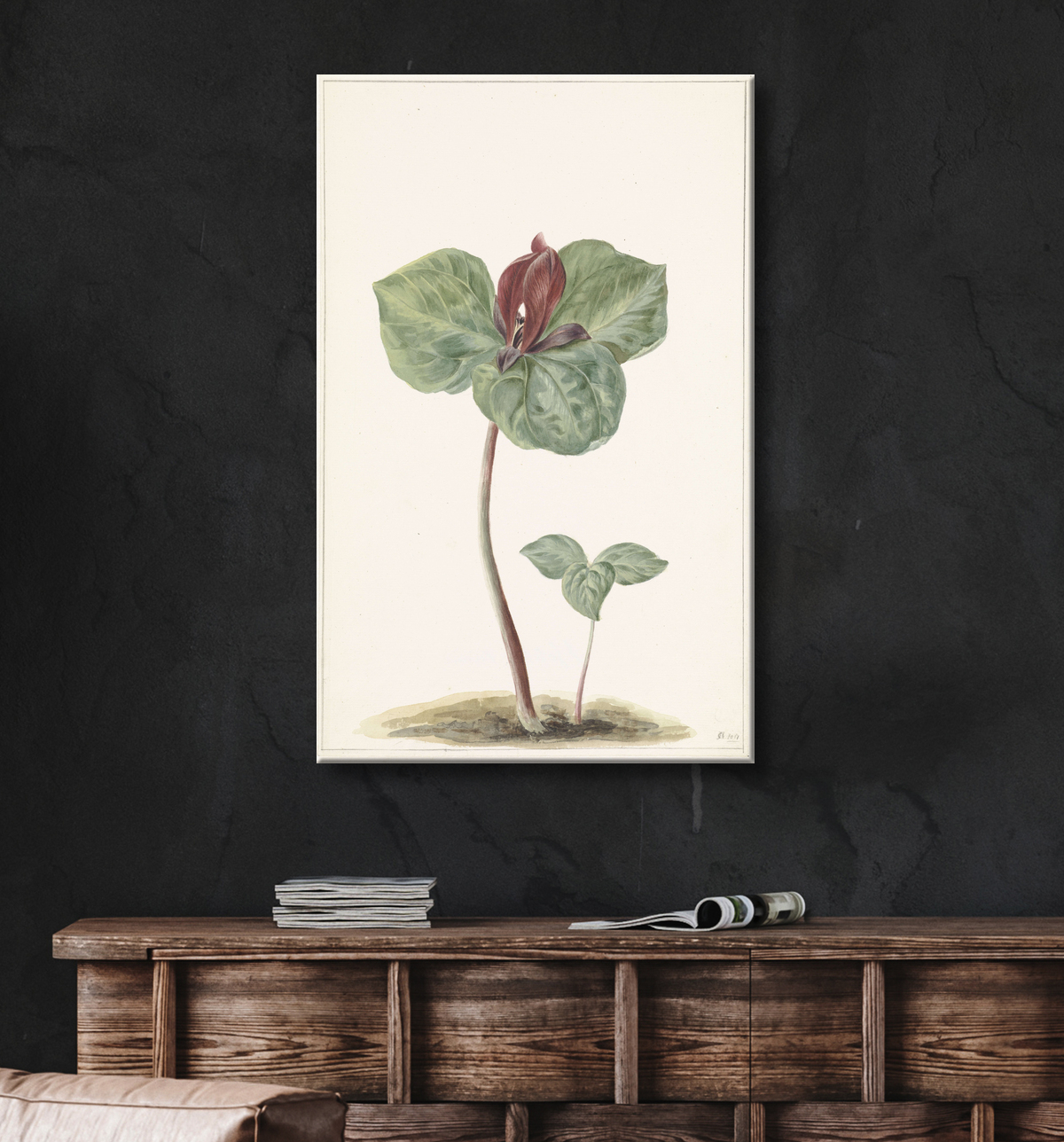 Reproduction trille de anonymous avec decor