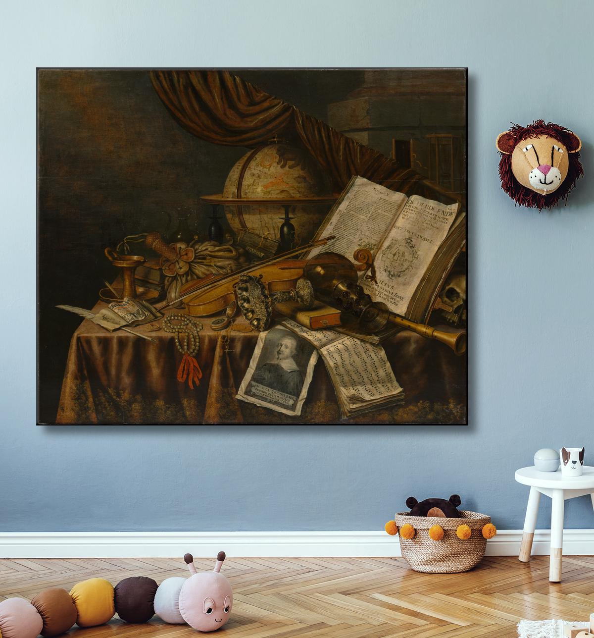 Reproduction Vanité Nature Morte de Edwaert Collier avec decor