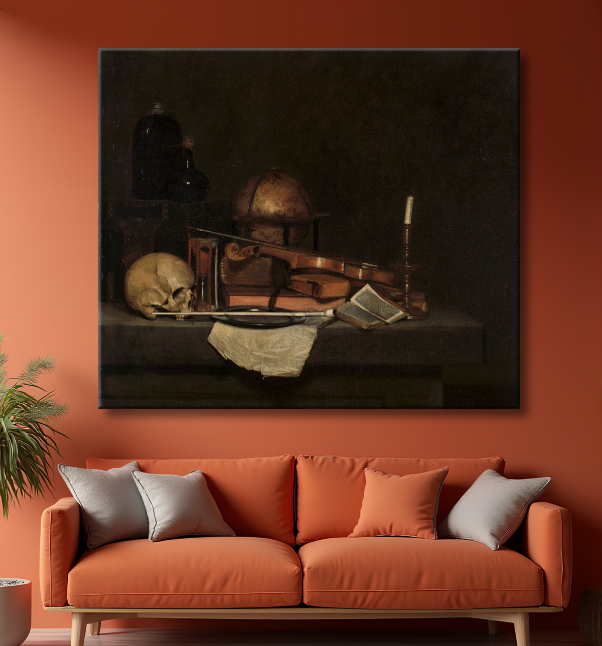 Reproduction Vanité Nature Morte de Stevers avec decor
