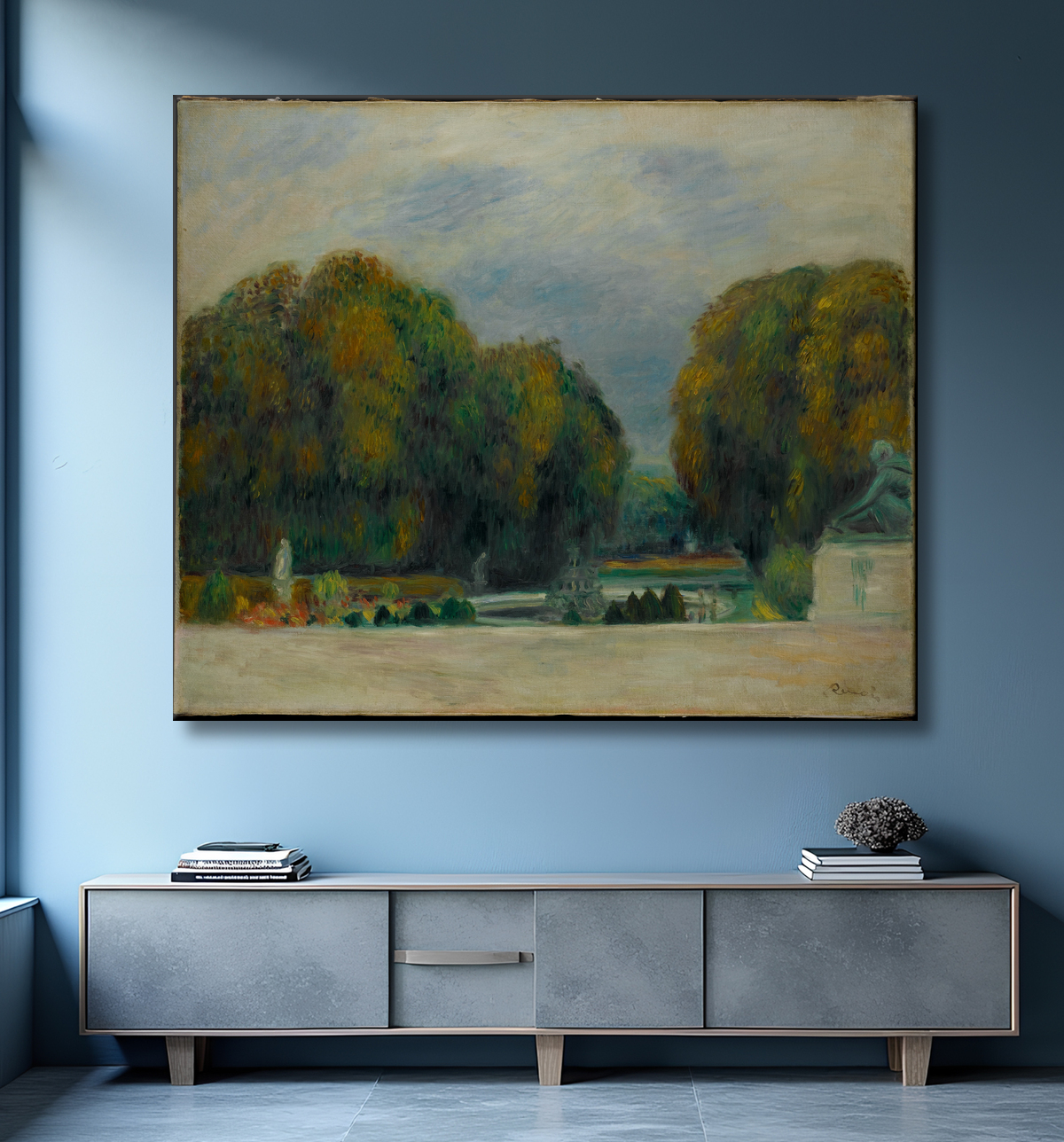 Reproduction Versailles de Auguste Renoir avec decor