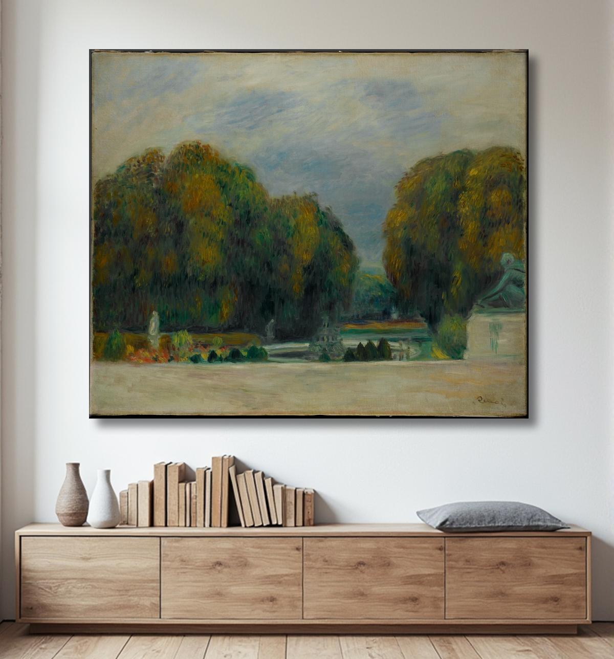 Reproduction Versailles de Auguste Renoir avec decor