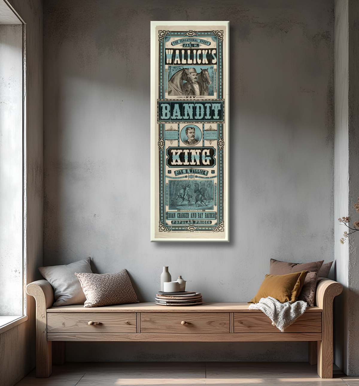 Reproduction Veste Wallick's Bandit King de Wallick, James H. avec decor