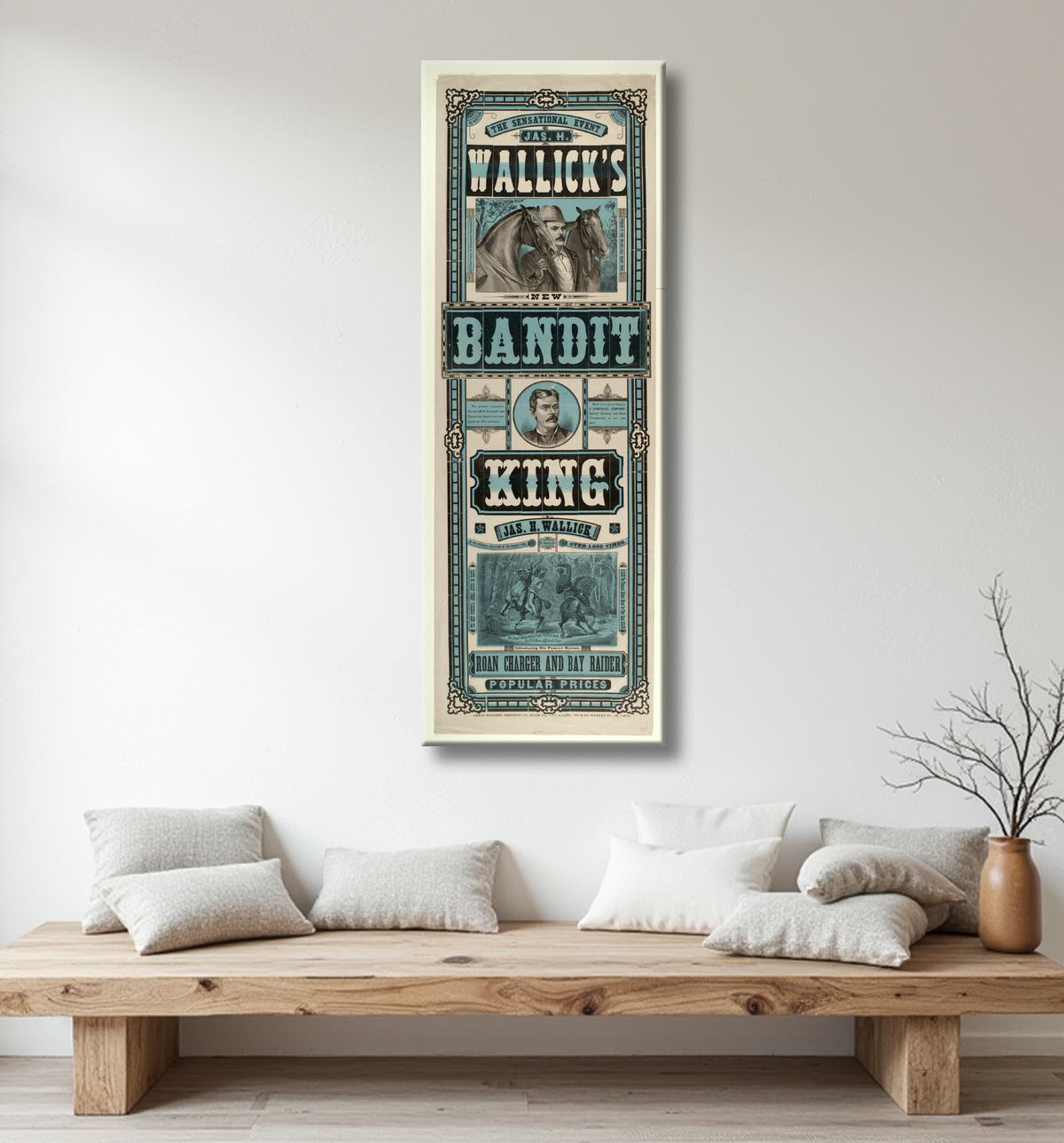 Reproduction Veste Wallick's Bandit King de Wallick, James H. avec decor