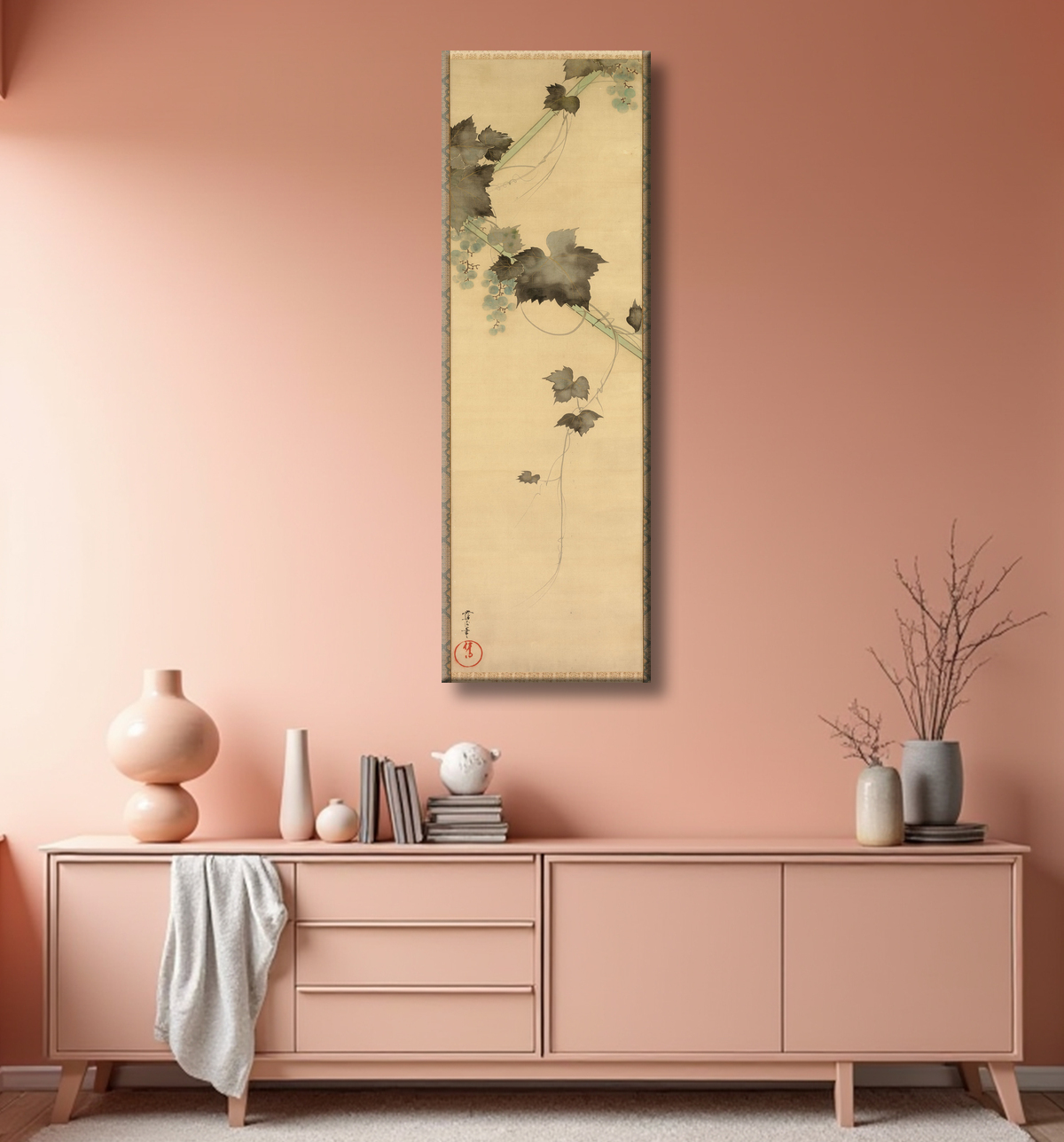 Reproduction Vignes de Sakai Oho avec decor