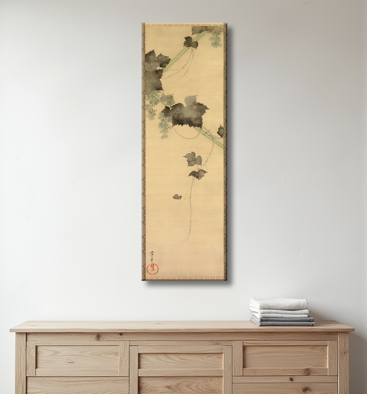 Reproduction Vignes de Sakai Oho avec decor