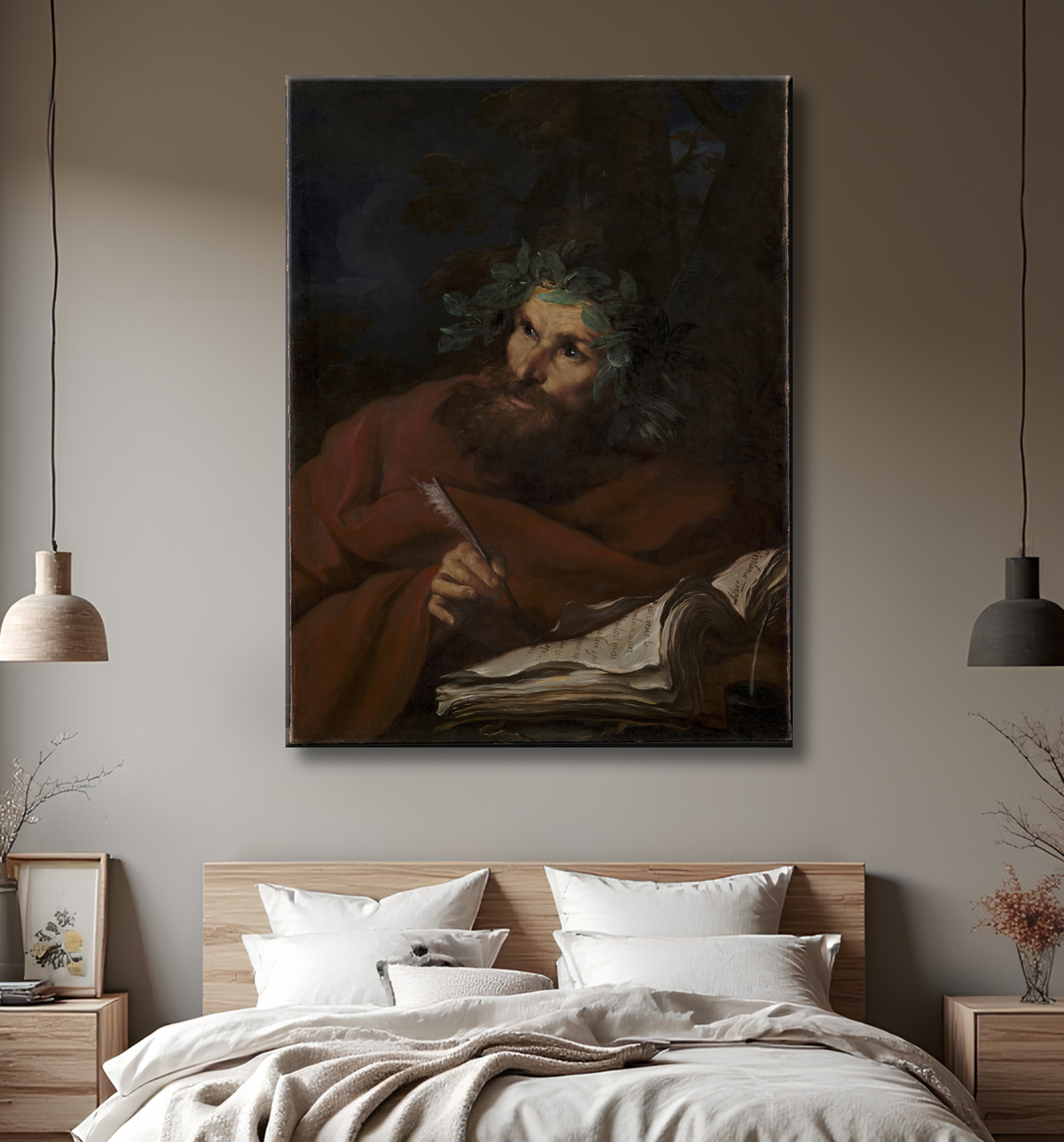 Reproduction Virgile de Troppa, Girolamo avec decor