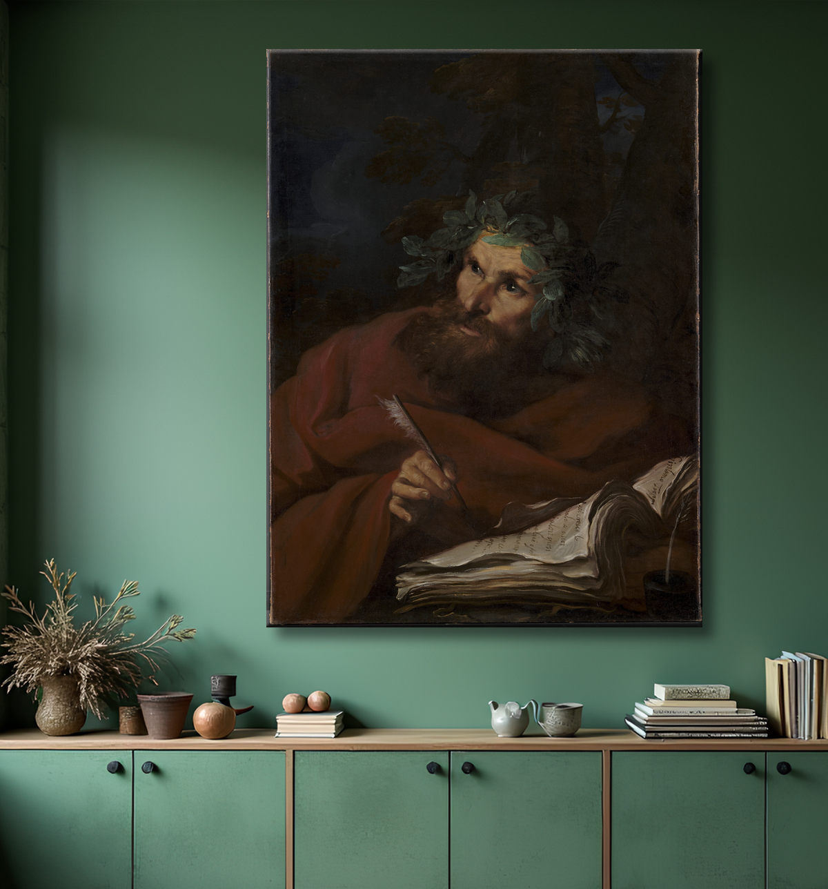 Reproduction Virgile de Troppa, Girolamo avec decor