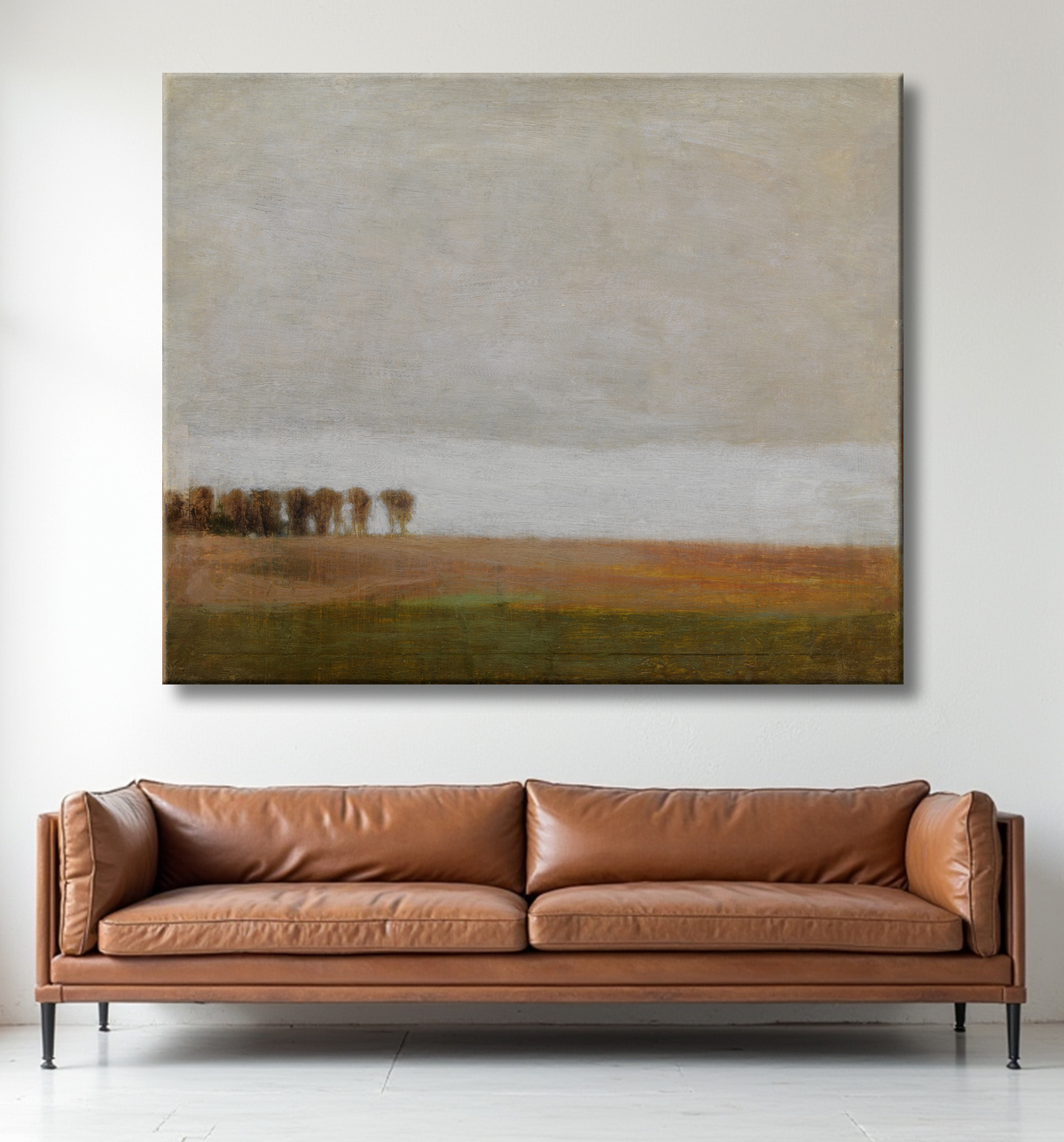 Reproduction Vue de Jægersborg Allé. Gentofte, au nord de Copenhague de Hammershøi, Vilhelm avec decor