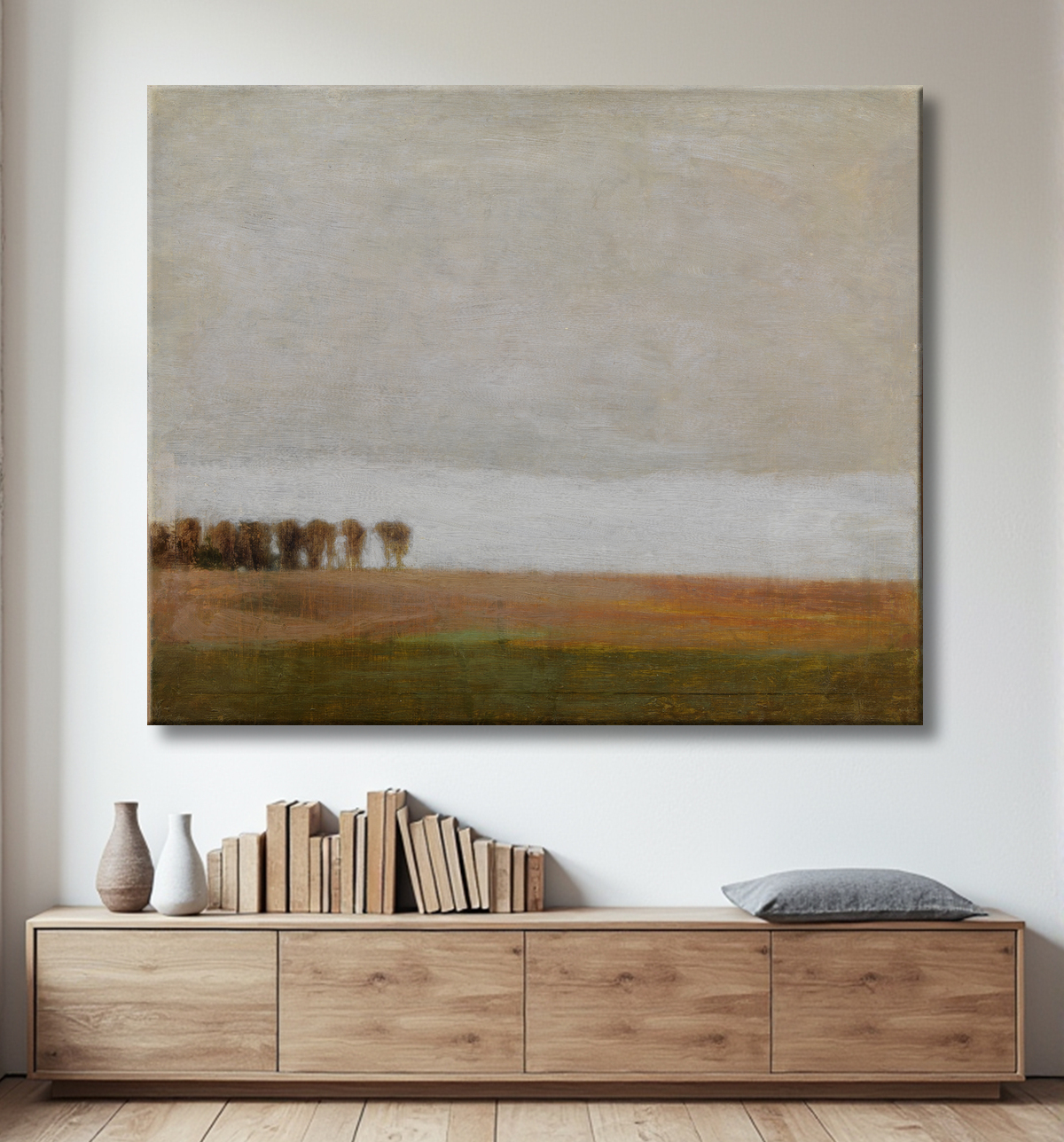 Reproduction Vue de Jægersborg Allé. Gentofte, au nord de Copenhague de Hammershøi, Vilhelm avec decor