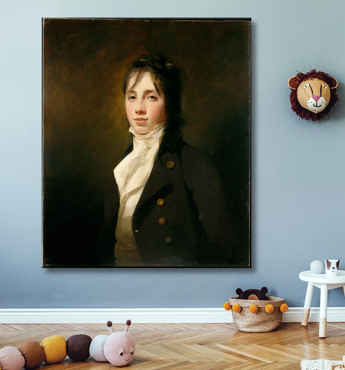 Reproduction William Fraser de Reelig (1784-1835) de Sir Henry Raeburn avec decor