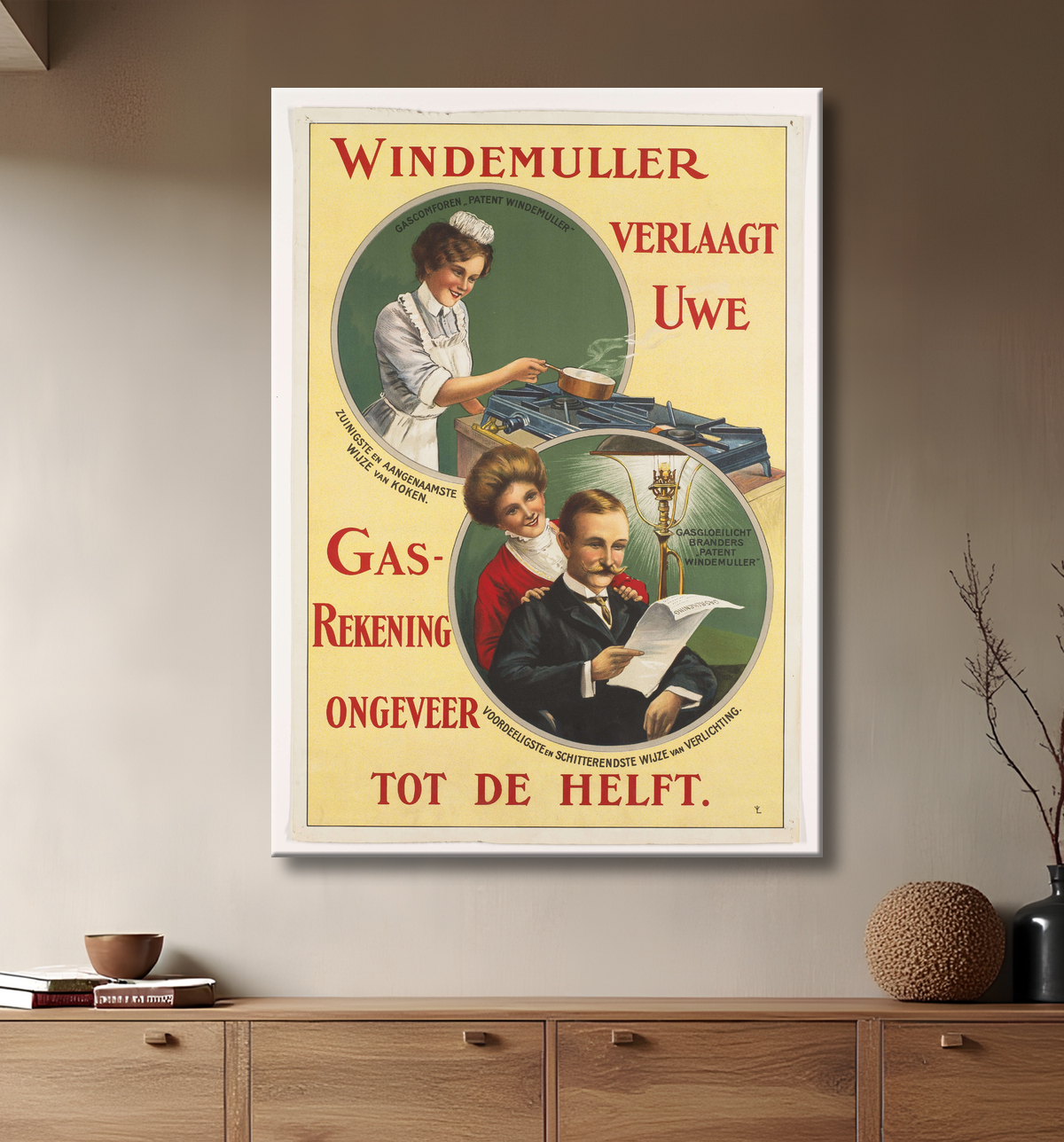 Reproduction Windemuller réduit votre facture de gaz d'environ la moitié de anonymous avec decor