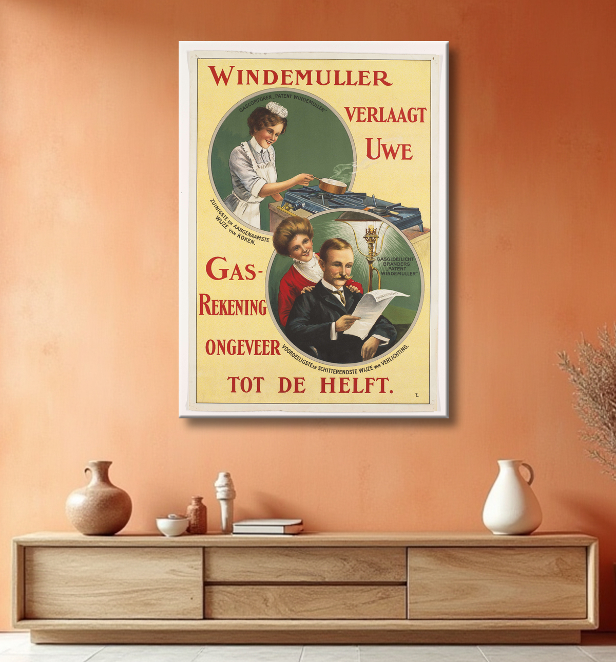 Reproduction Windemuller réduit votre facture de gaz d'environ la moitié de anonymous avec decor